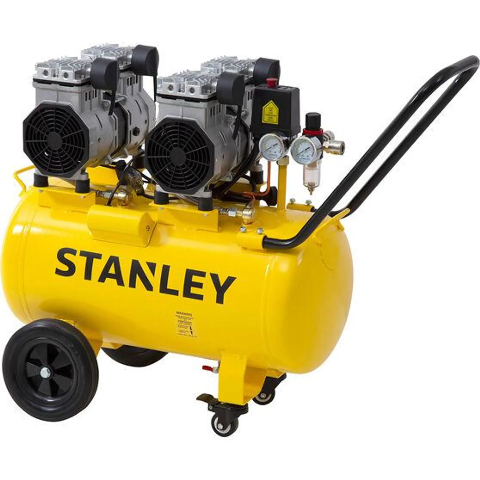 Stanley Air Compressor Silenced 2.75HP 50 Litre tank