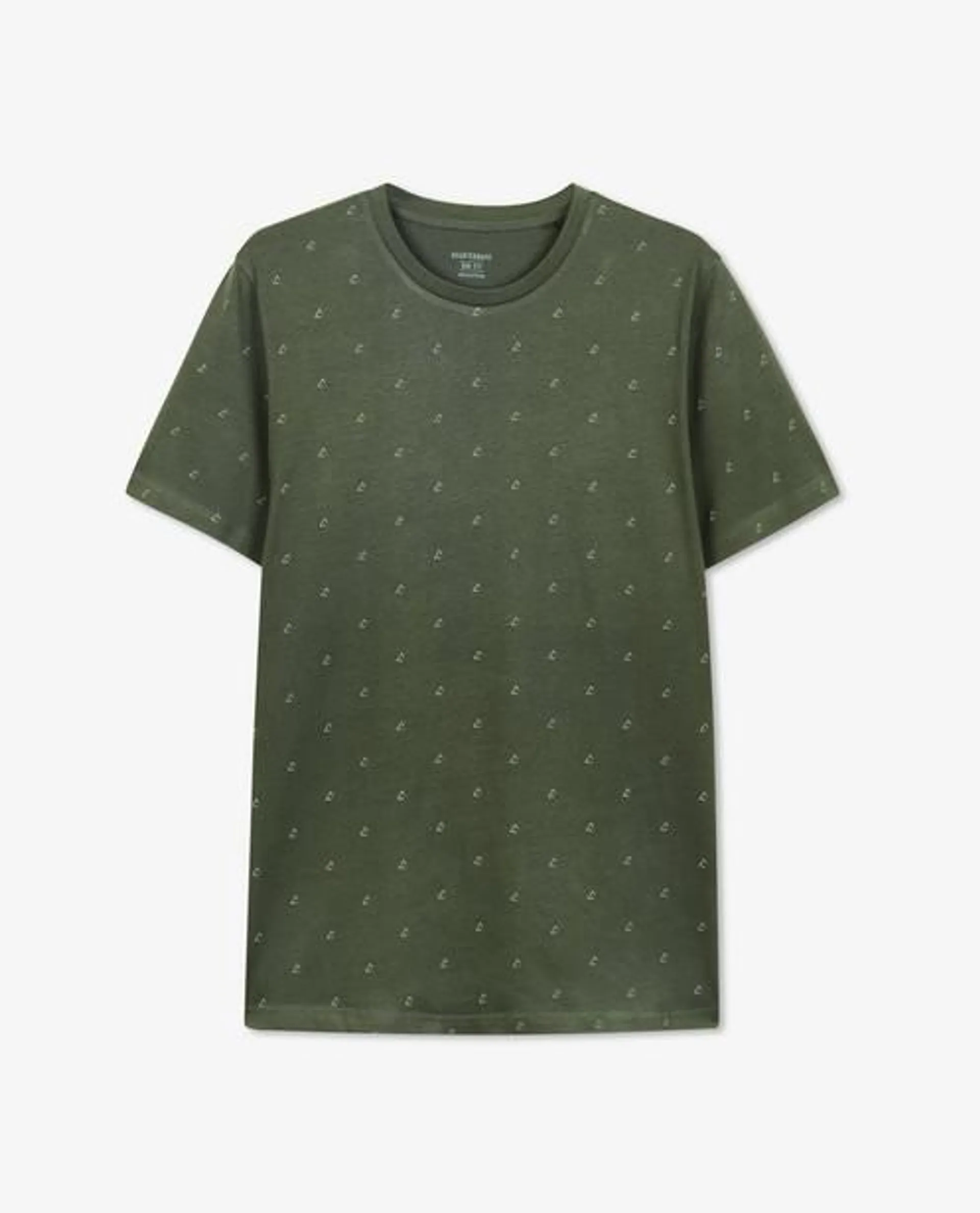 T-shirt met geometrische print