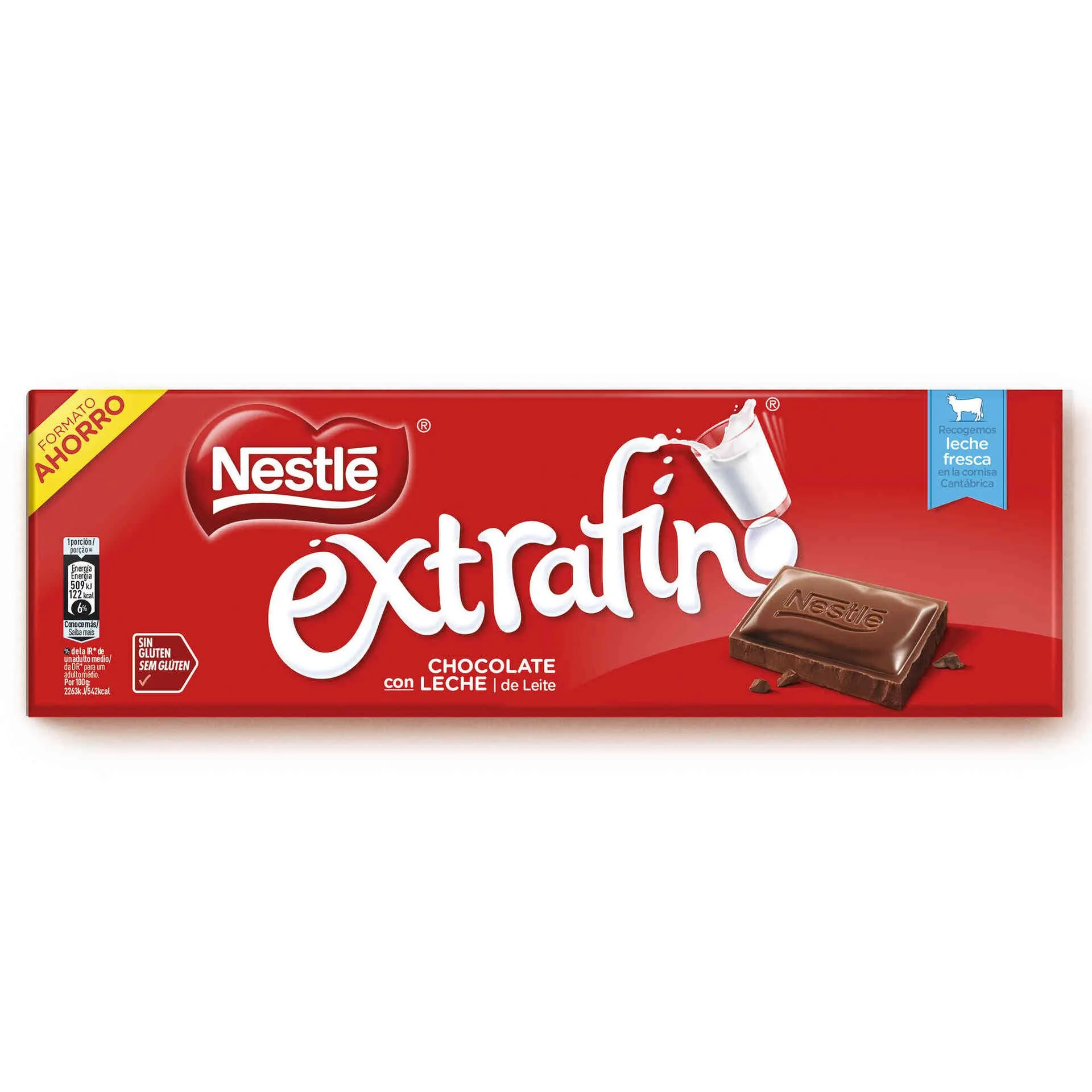 Tablete de Chocolate de Leite Extrafino sem Glúten