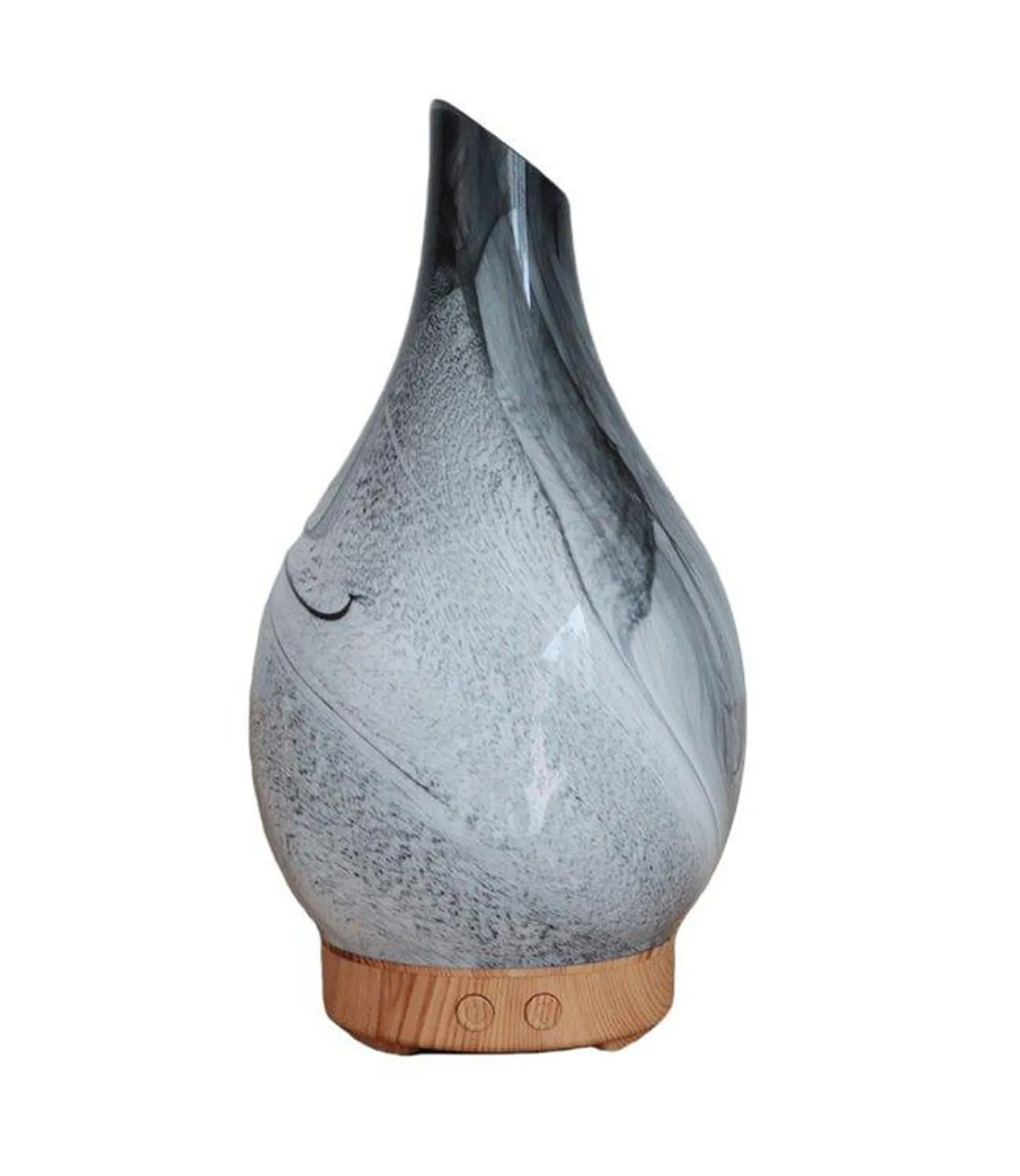 LAUREN TAYLOR ESSENTIAL OIL LED DIFFUSER BLACK AND WHITE MARBLE LOOK100ml