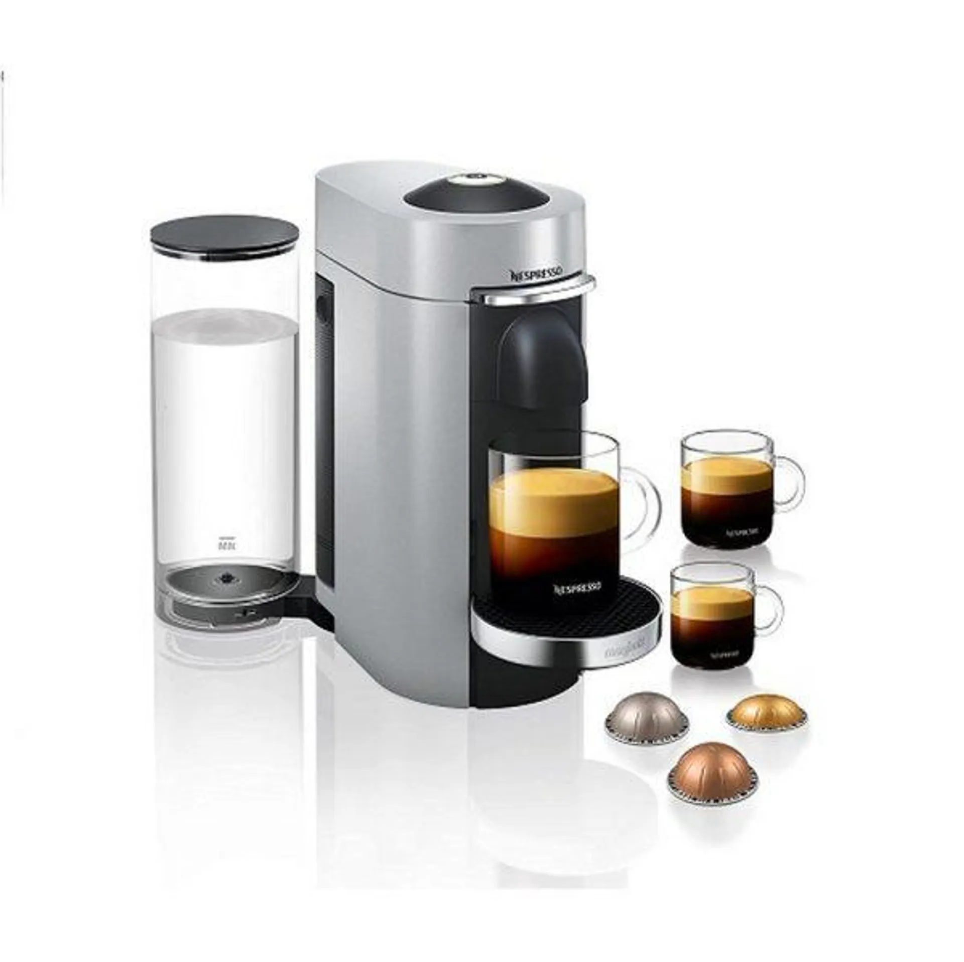 Nespresso Vertuo Plus Coffee Machine by Magimix | Silver