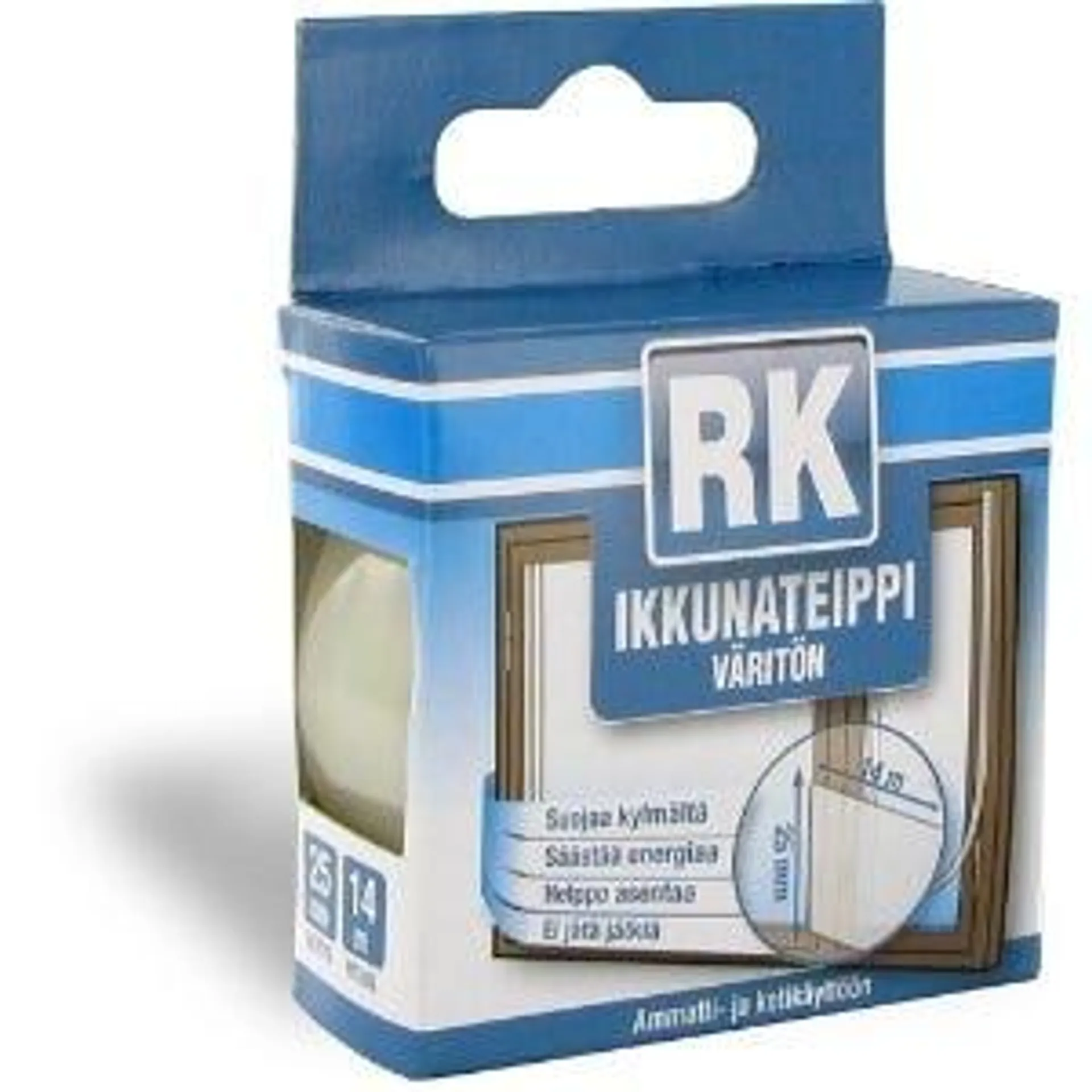 RK ikkunateippi 25mm 14m kirkas