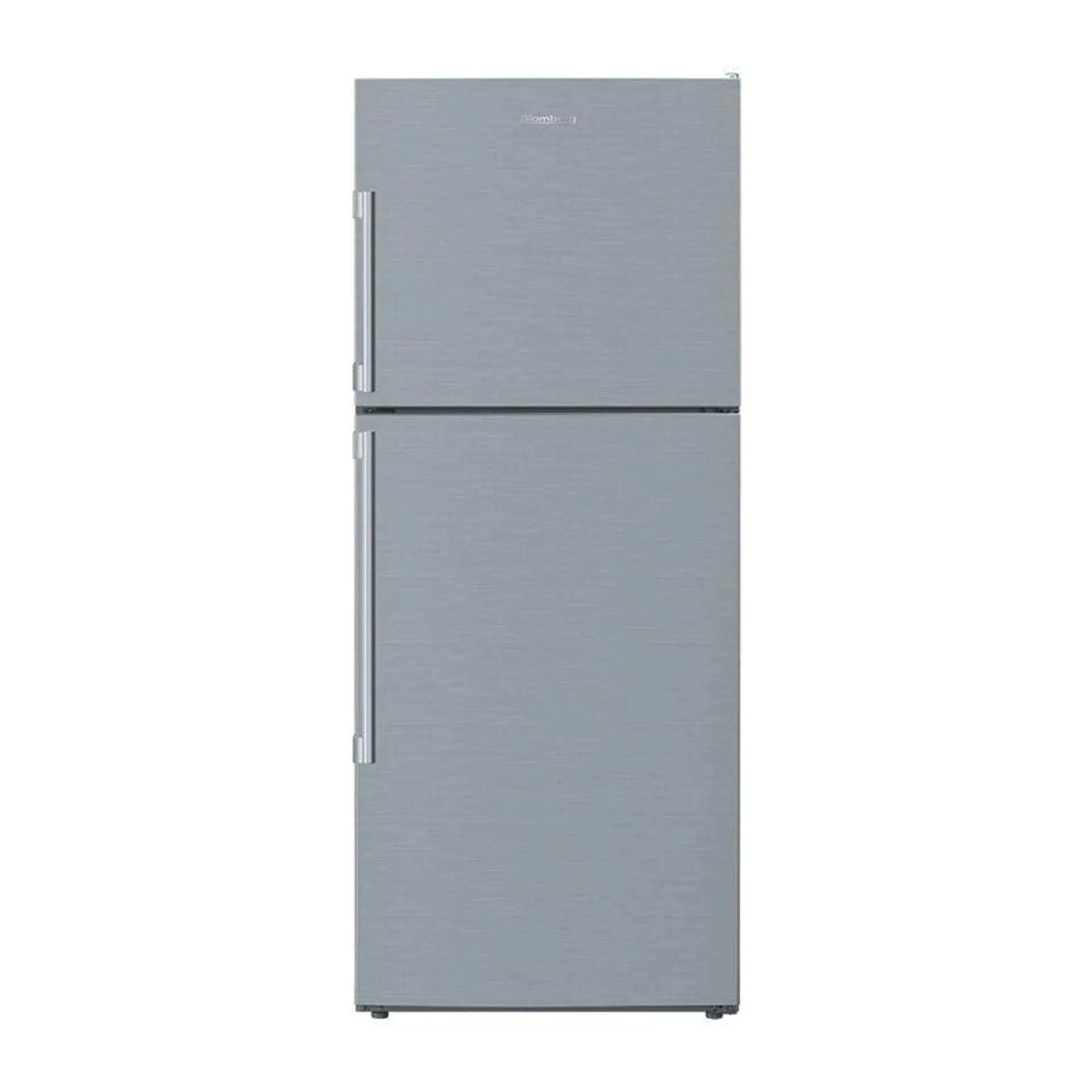 Blomberg 28 in. 13.5 cu. ft. Counter Depth Top Freezer Refrigerator with Ice Maker - Stainless Steel