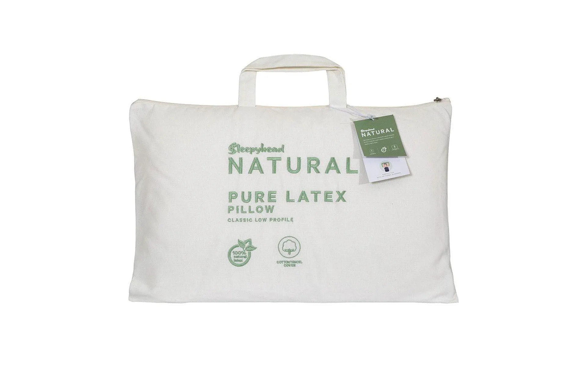 Sleepyhead Natural Pure Latex Classic Low Profile Pillow