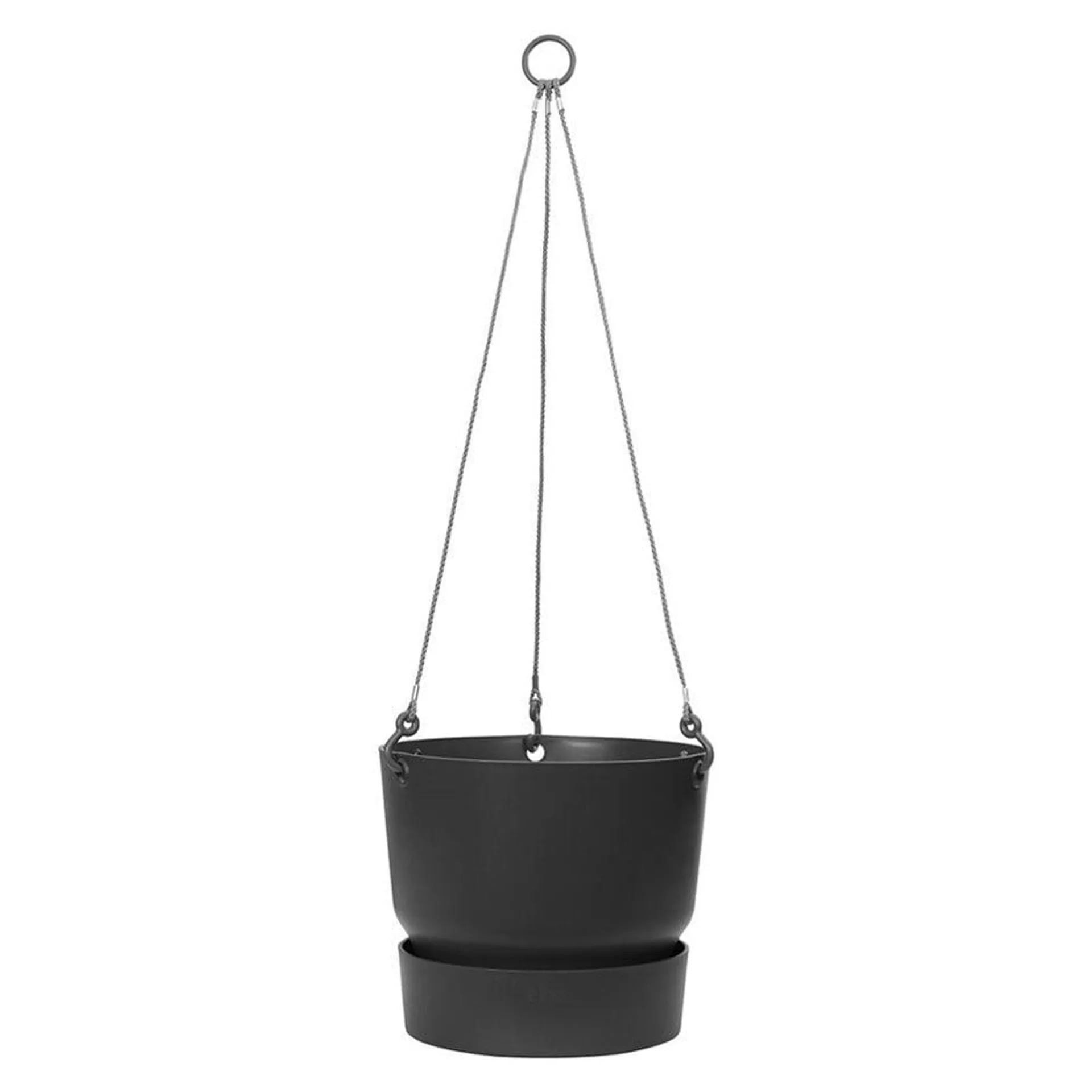 Greenville hanging basket black