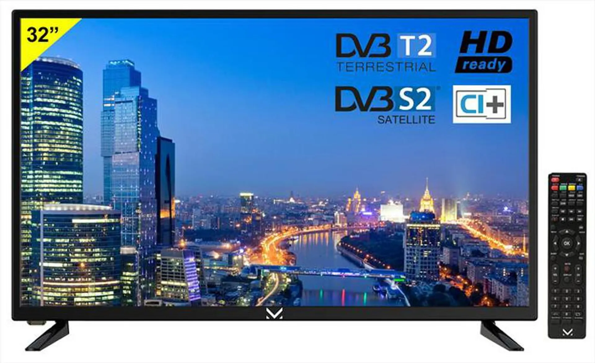 MAJESTIC - TV LED HD READY 31,5" TVD 232 S2 LED-Nero