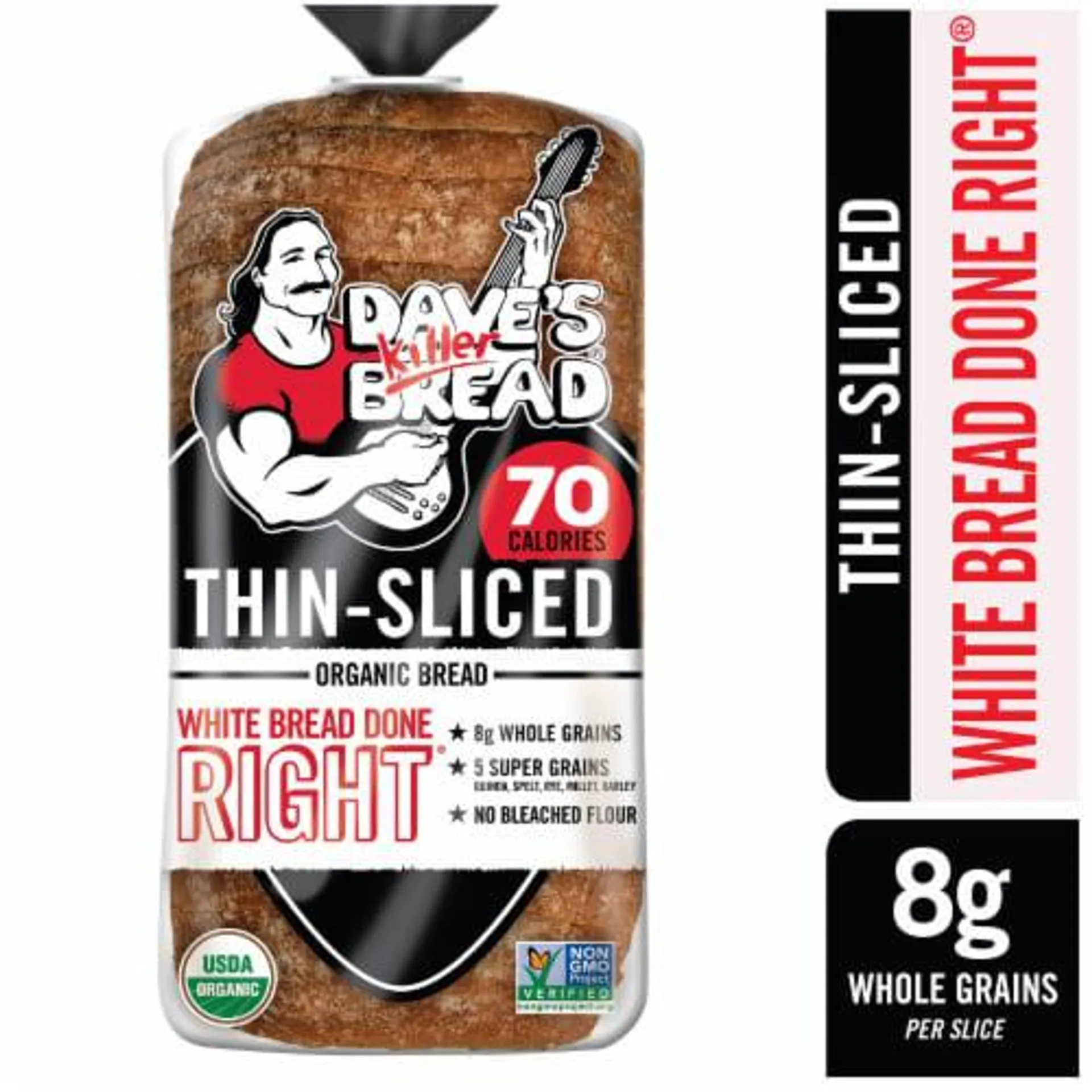 Dave's Killer Bread White Bread Done Right Thin-Sliced Organic White Bread