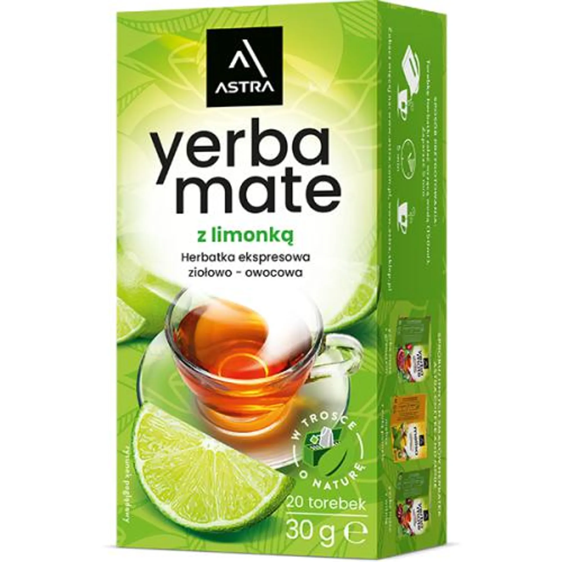 Herbatka Astra Yerba Mate z limonką 30g