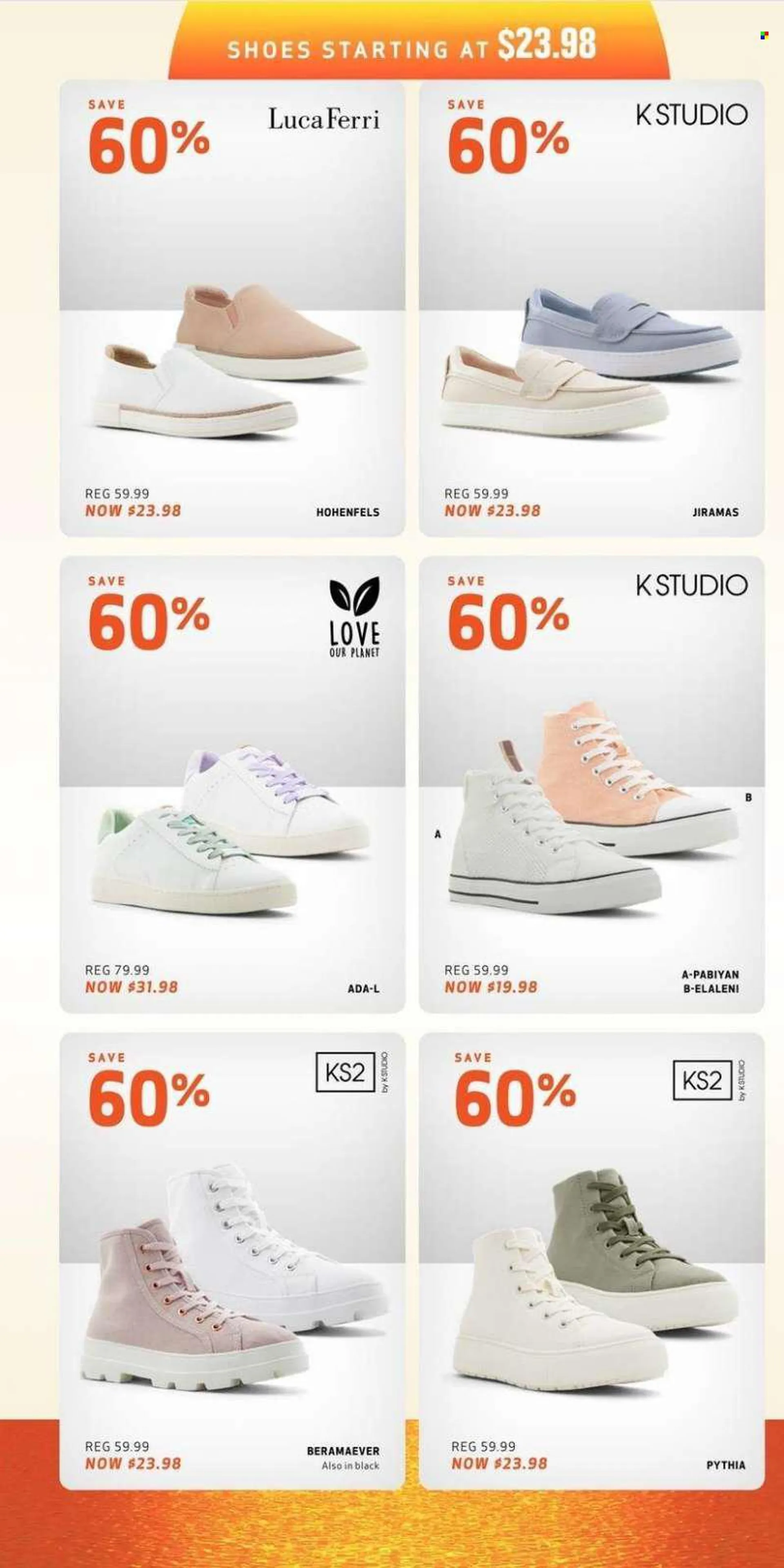 Globo Flyer - July 13, 2022 - July 24, 2022 - Sales products - shoes. Page 3.