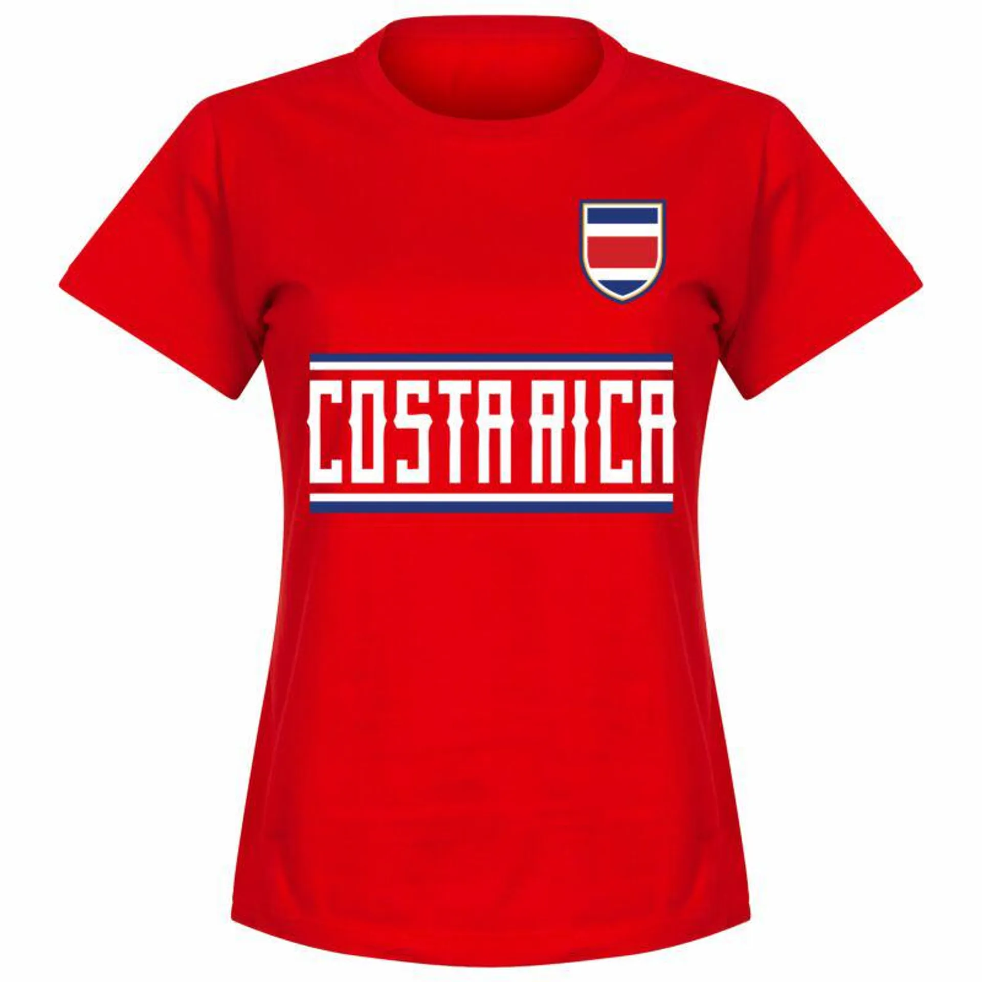Costa Rica Team Womens T-shirt - Red