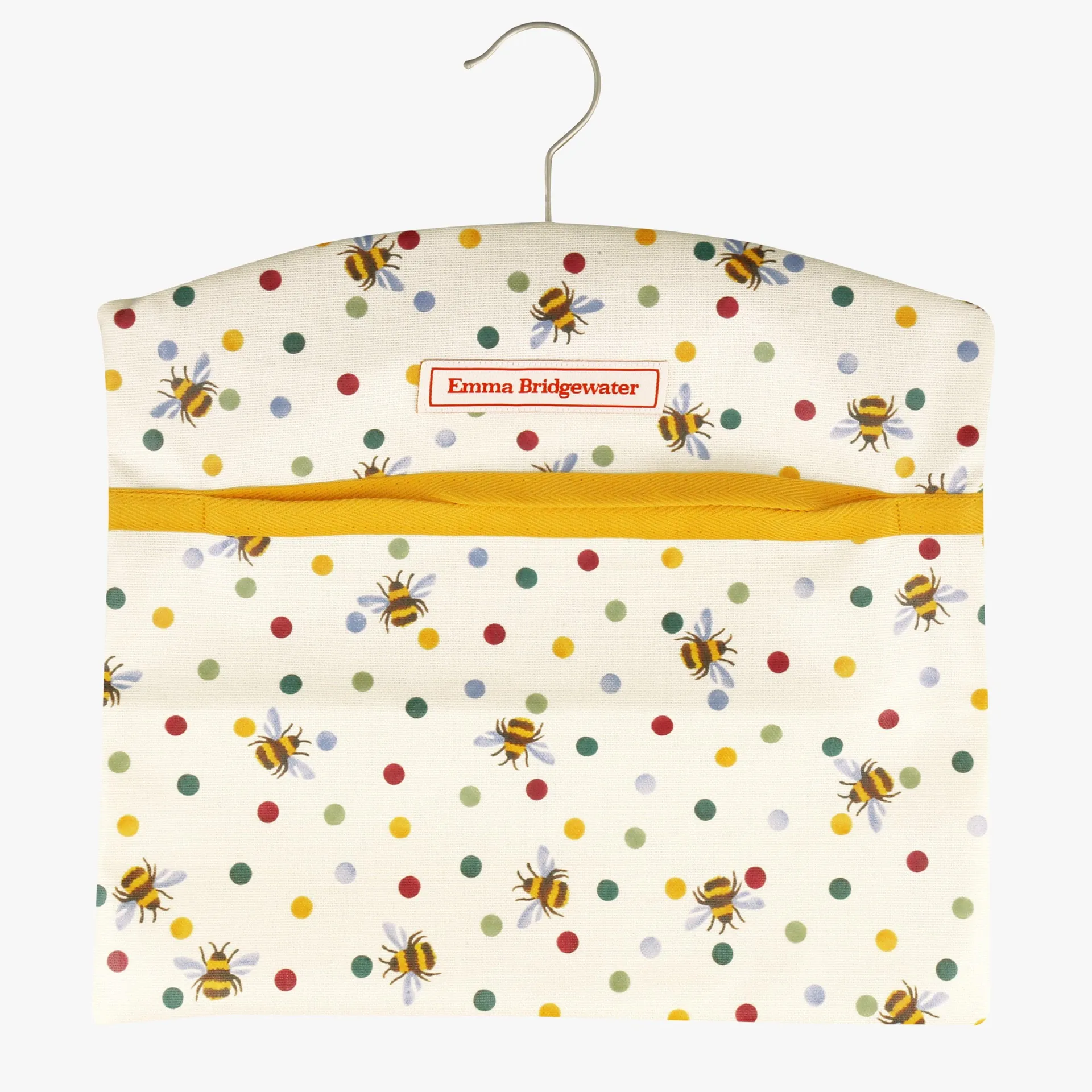 Bumblebee & Small Polka Dot Hanger Peg Bag