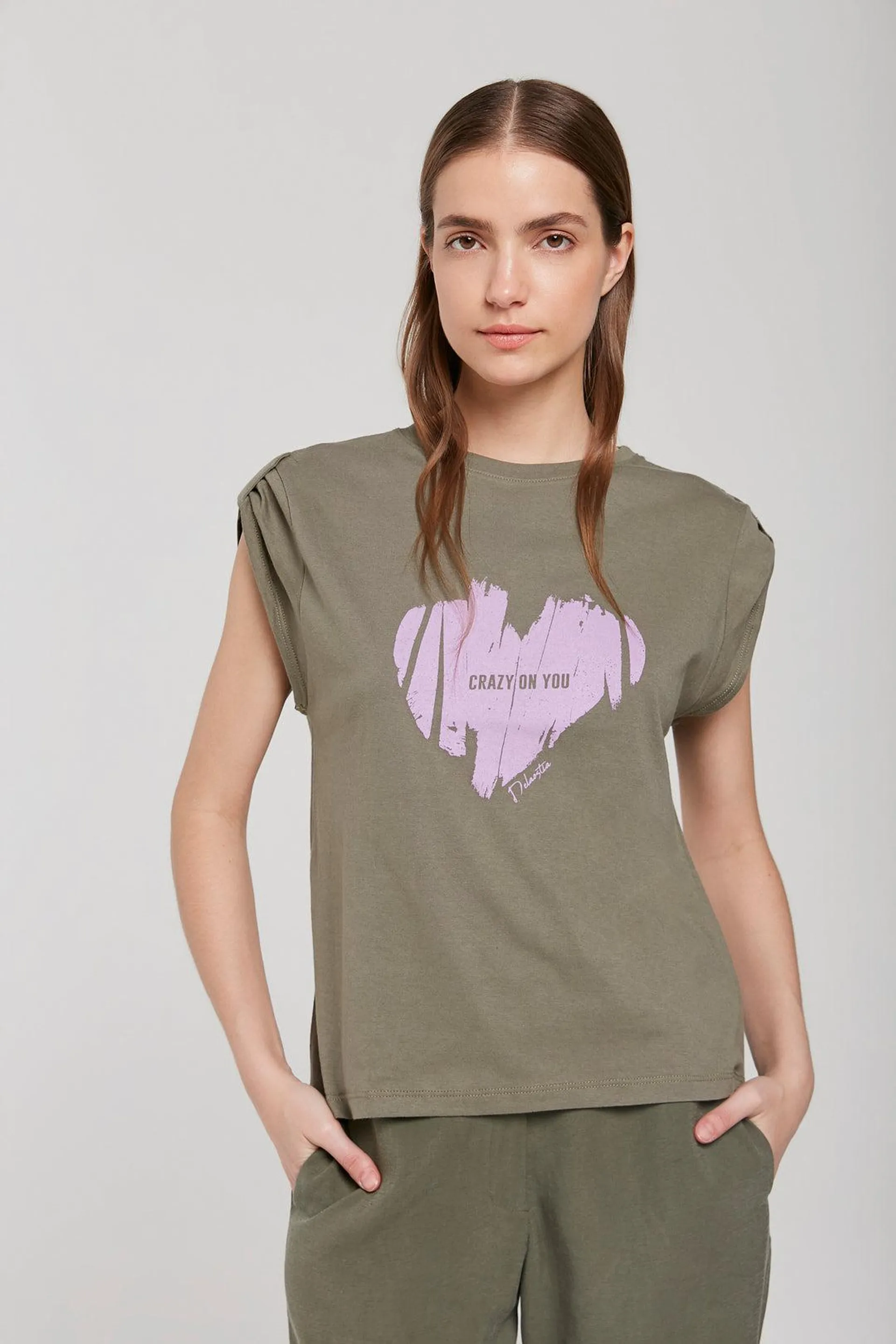 Remera Crazy on You - Verde