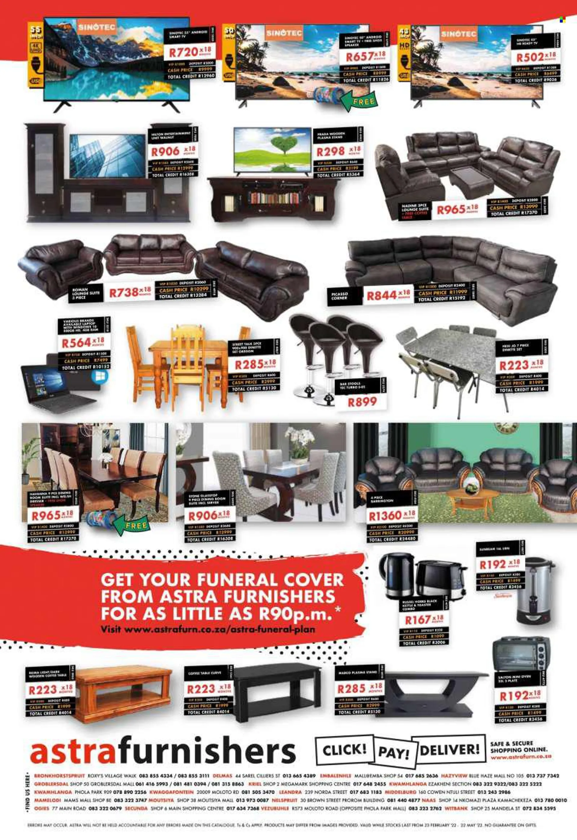 Astra Furnishers catalogue  - 23/02/2022 - 22/05/2022. - 23 February 22 May 2022 - Page 4