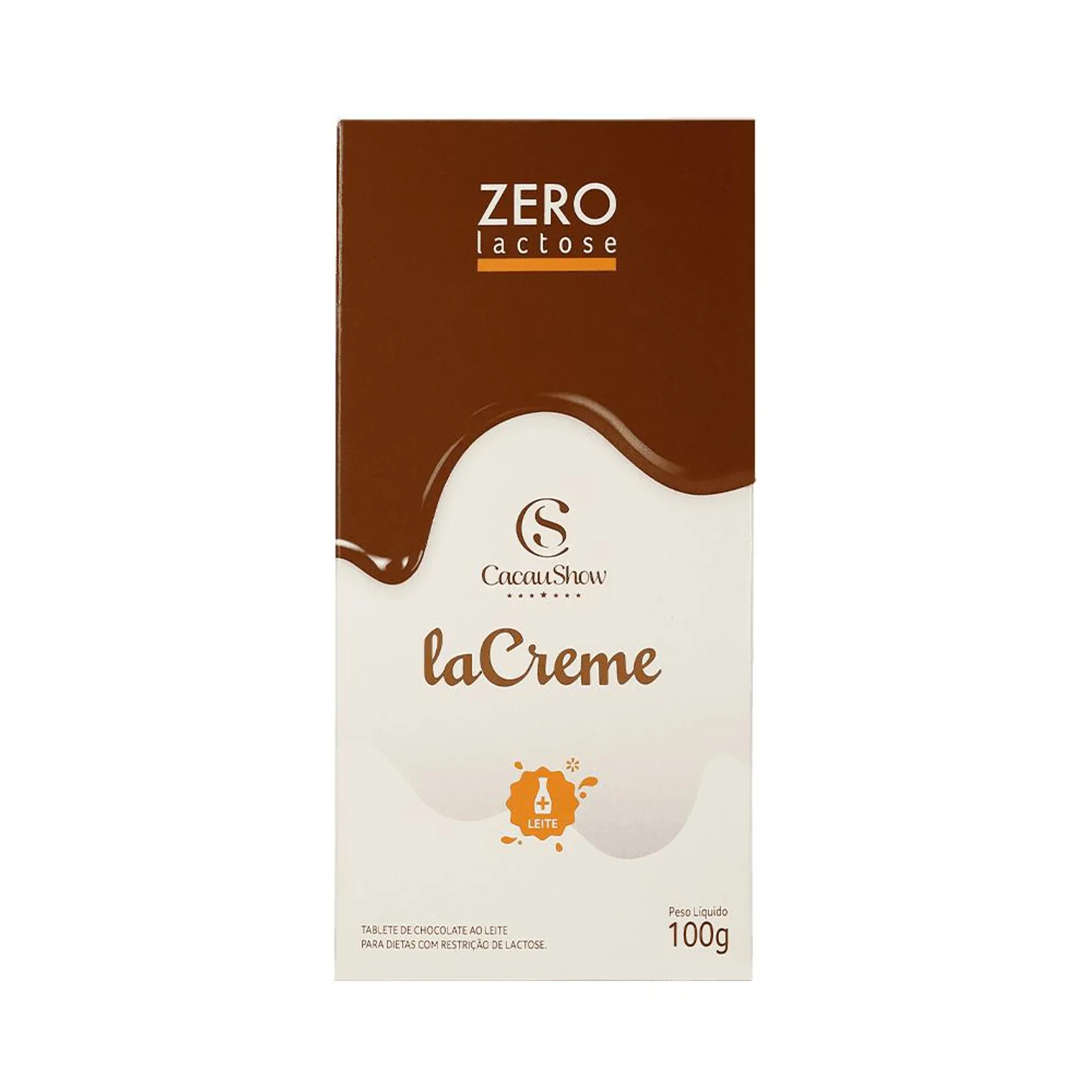 TABLETE LACREME ZERO LACTOSE 100G