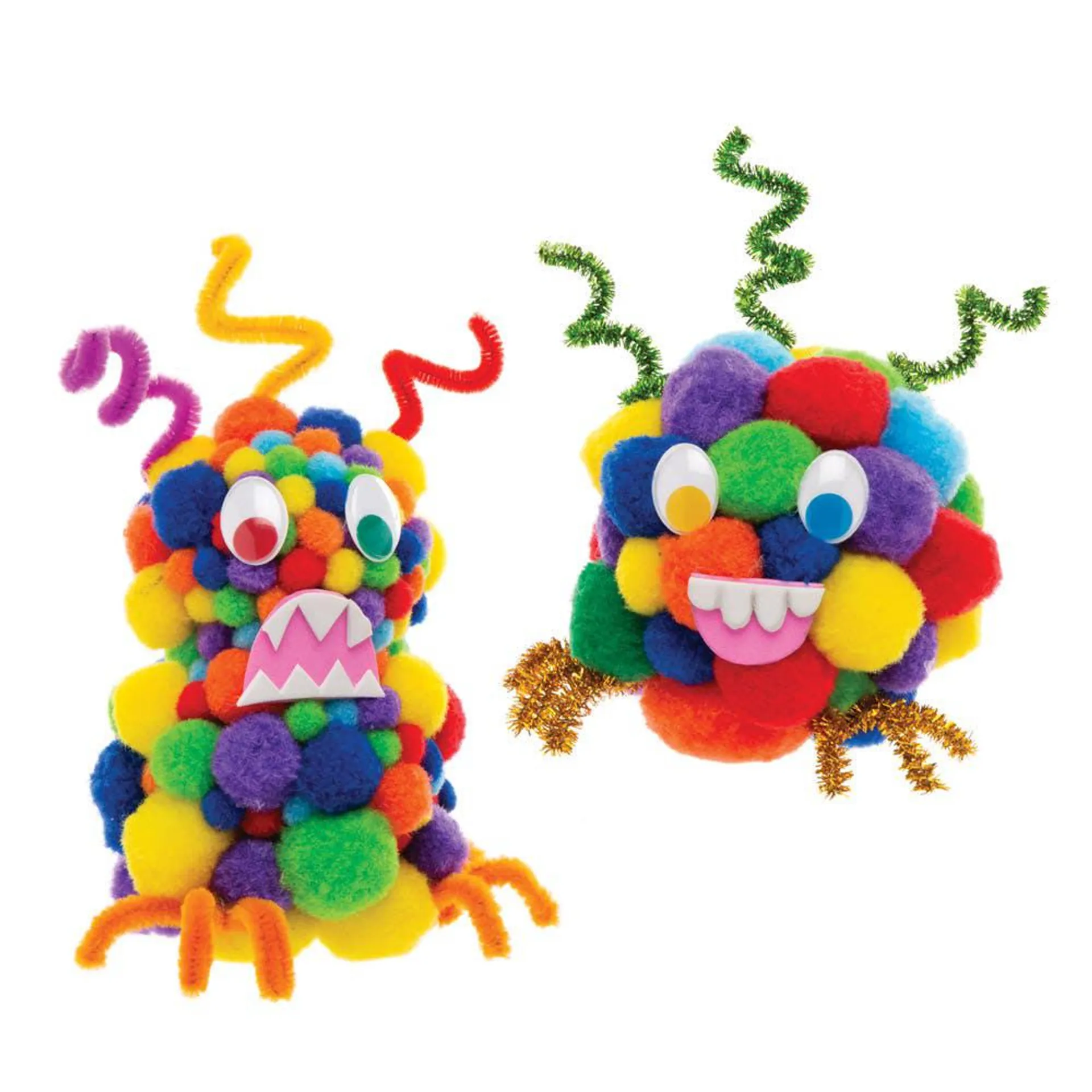 Rainbow Colours Pom Pom Value Pack