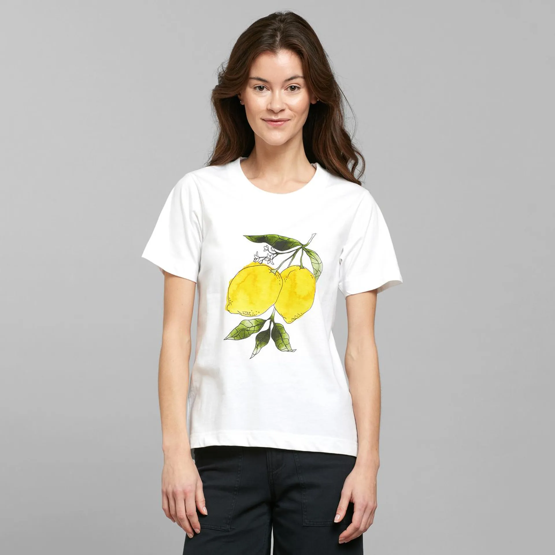 T-shirt Mysen Lemons White