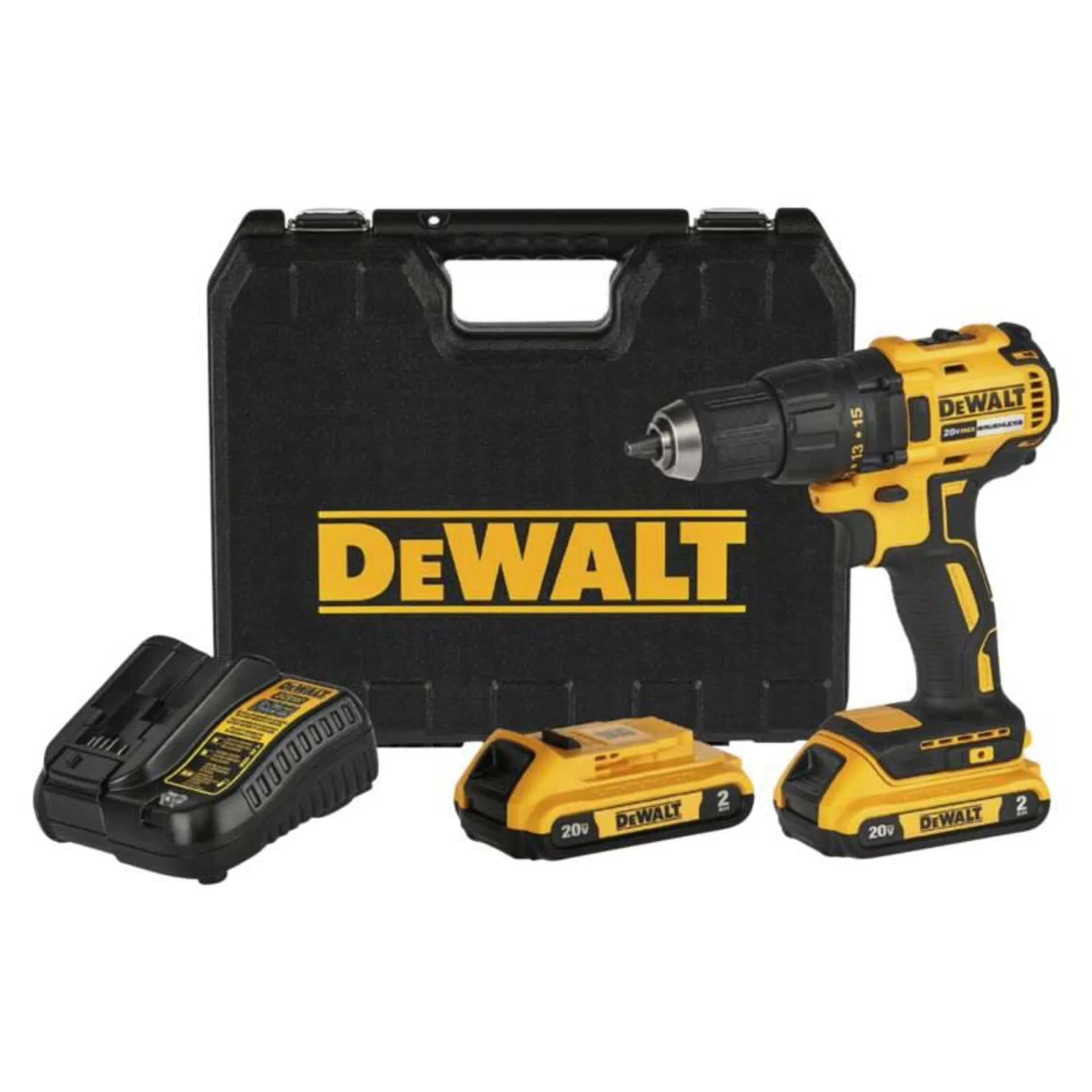 Taladro Atornillador Inalambrico 1/2" 20V BRUSHLESS DCD7771D2 + Carg + Bat +Maletín Dewalt