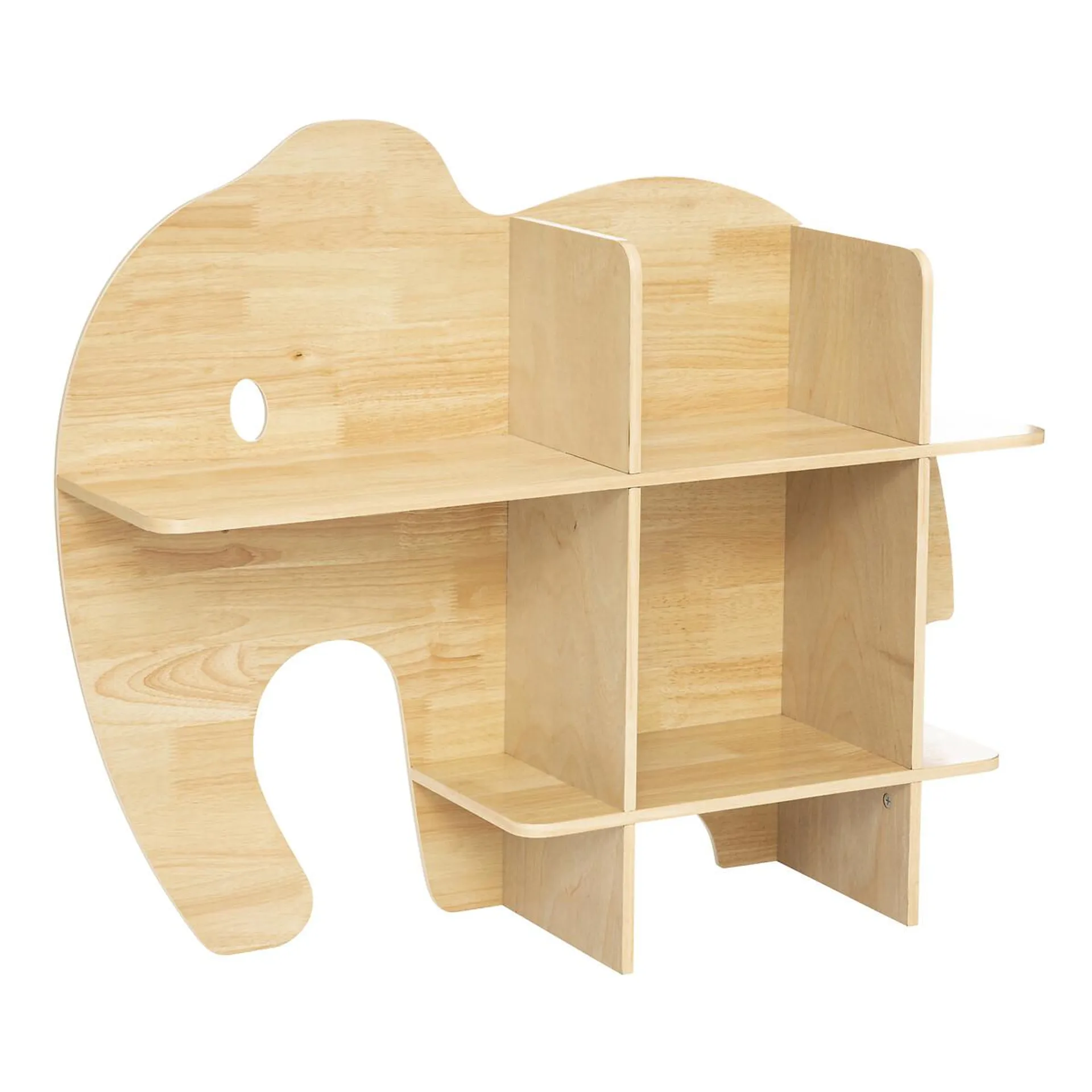 Estante Elefante Jungle Natural Em MDF