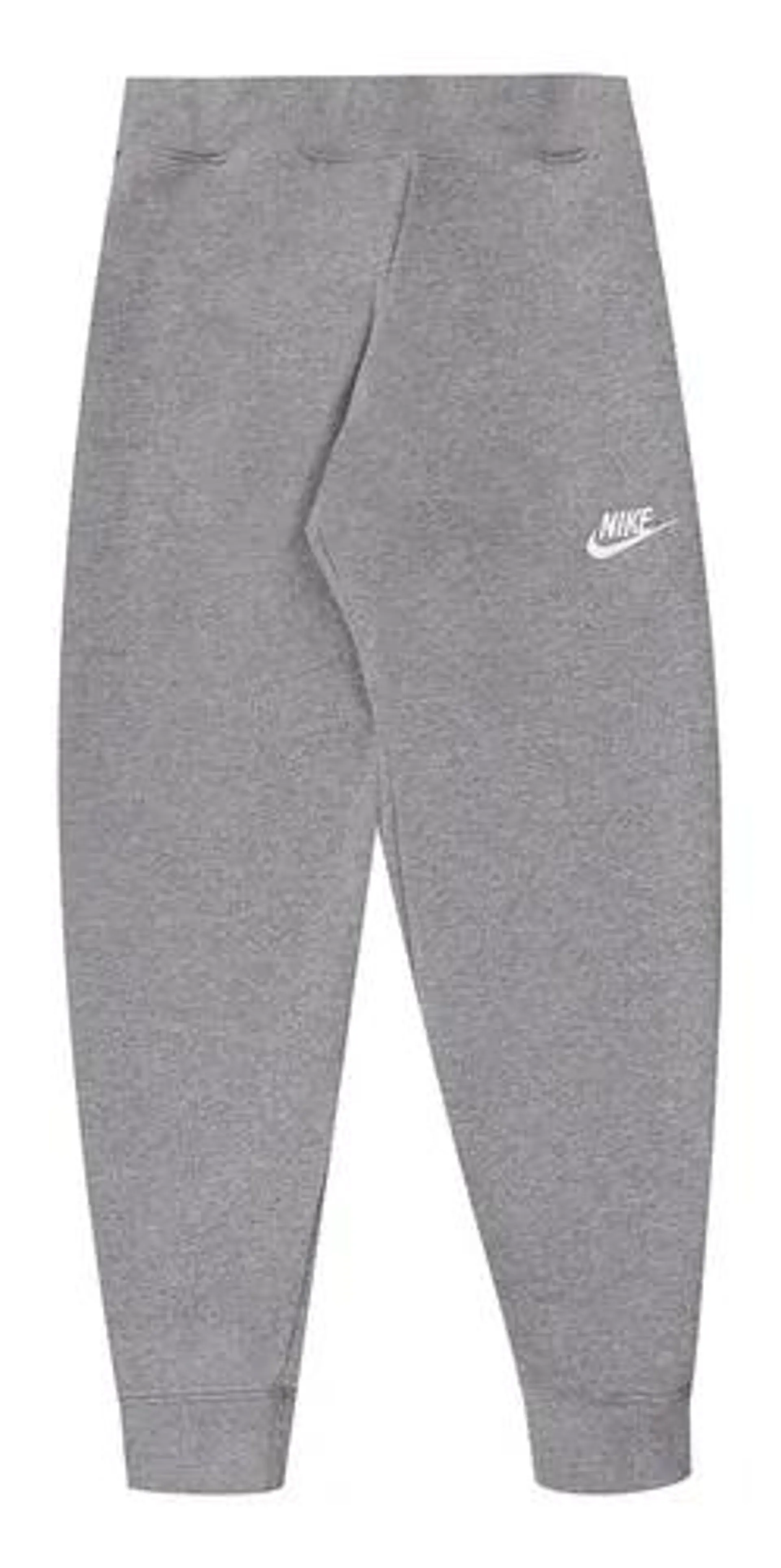 Pantalón Nike Club Fleece En Negro Y Gris Infantil