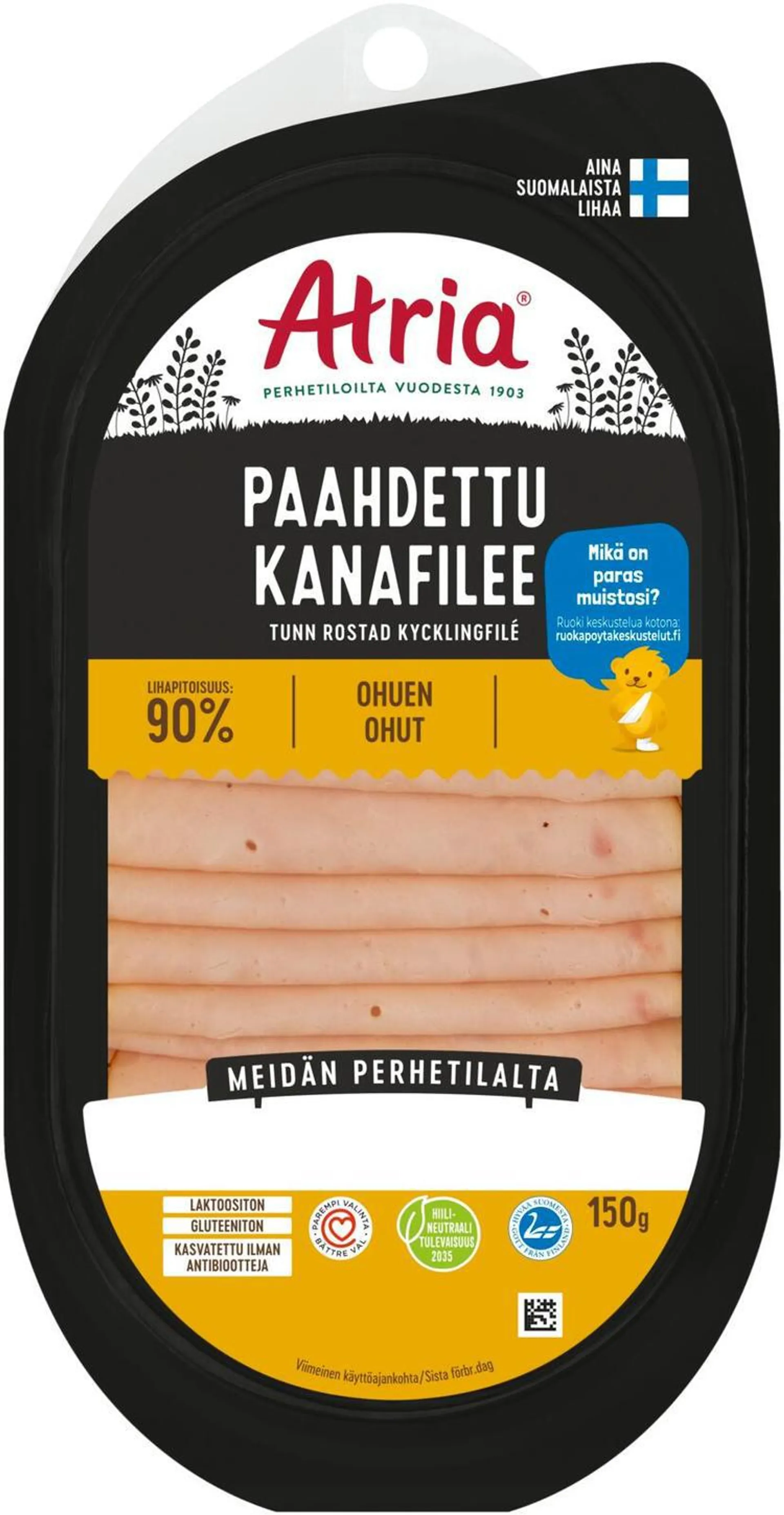 Atria Ohuen Ohut Paahdettu Kanafilee 150g