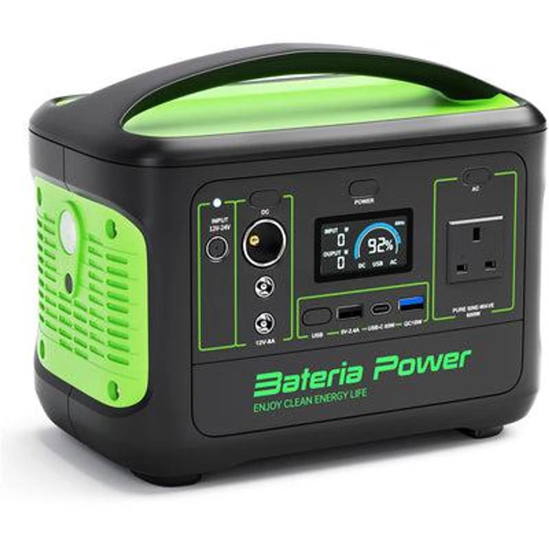 MPS Bateria Portable Power Station 600W AC/DC Output 568Wh Ternary Lithium Rechargeable Battery