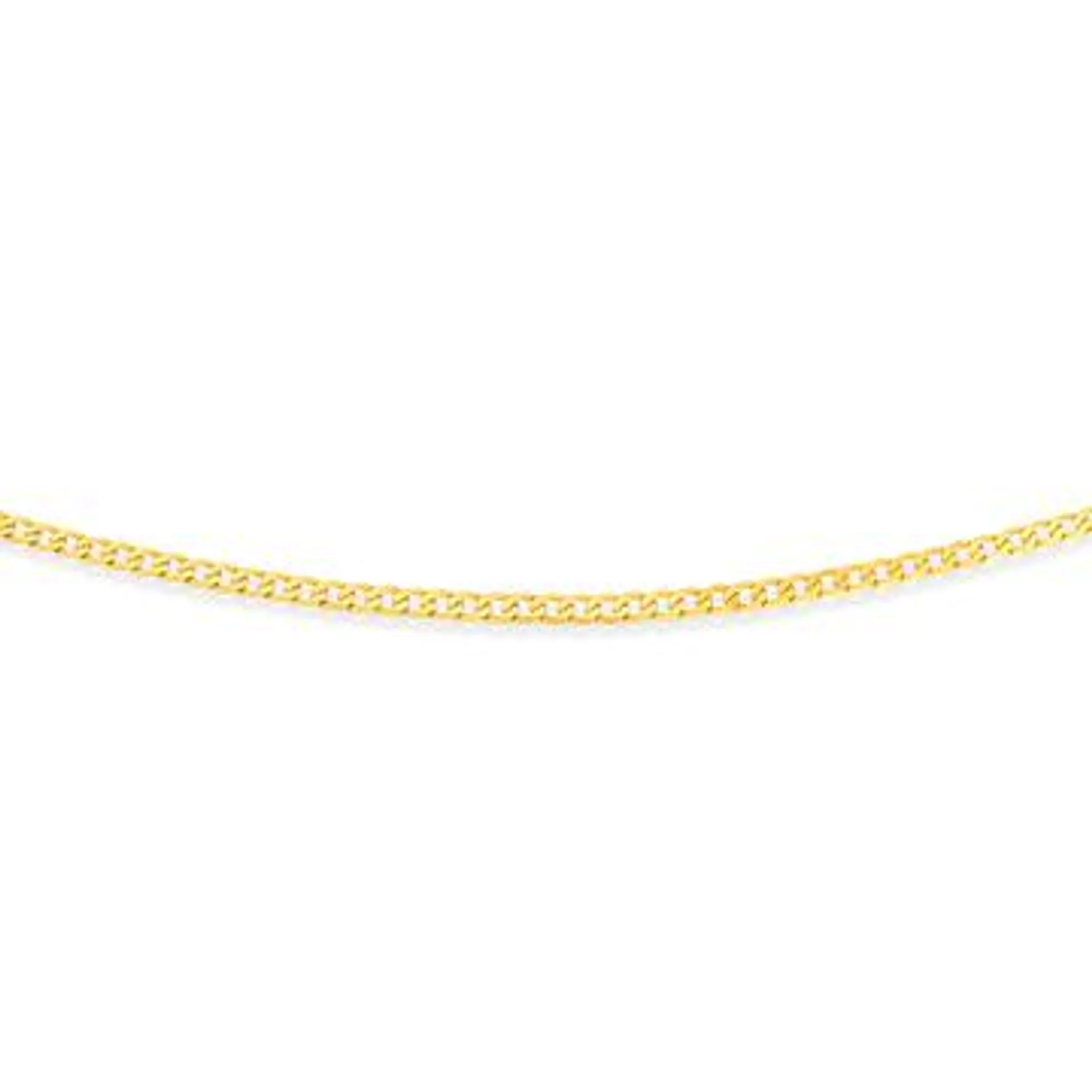 9ct Gold 50cm Solid Curb Chain