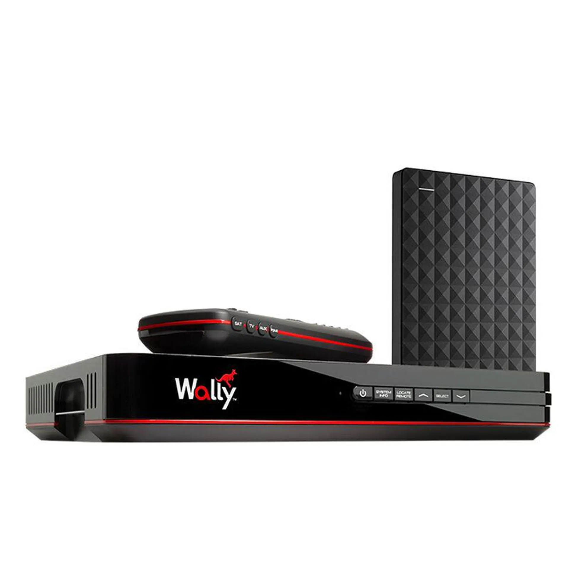DISH Wally HD Satellite Receiver with DVR Upgrade Expansion Bundle