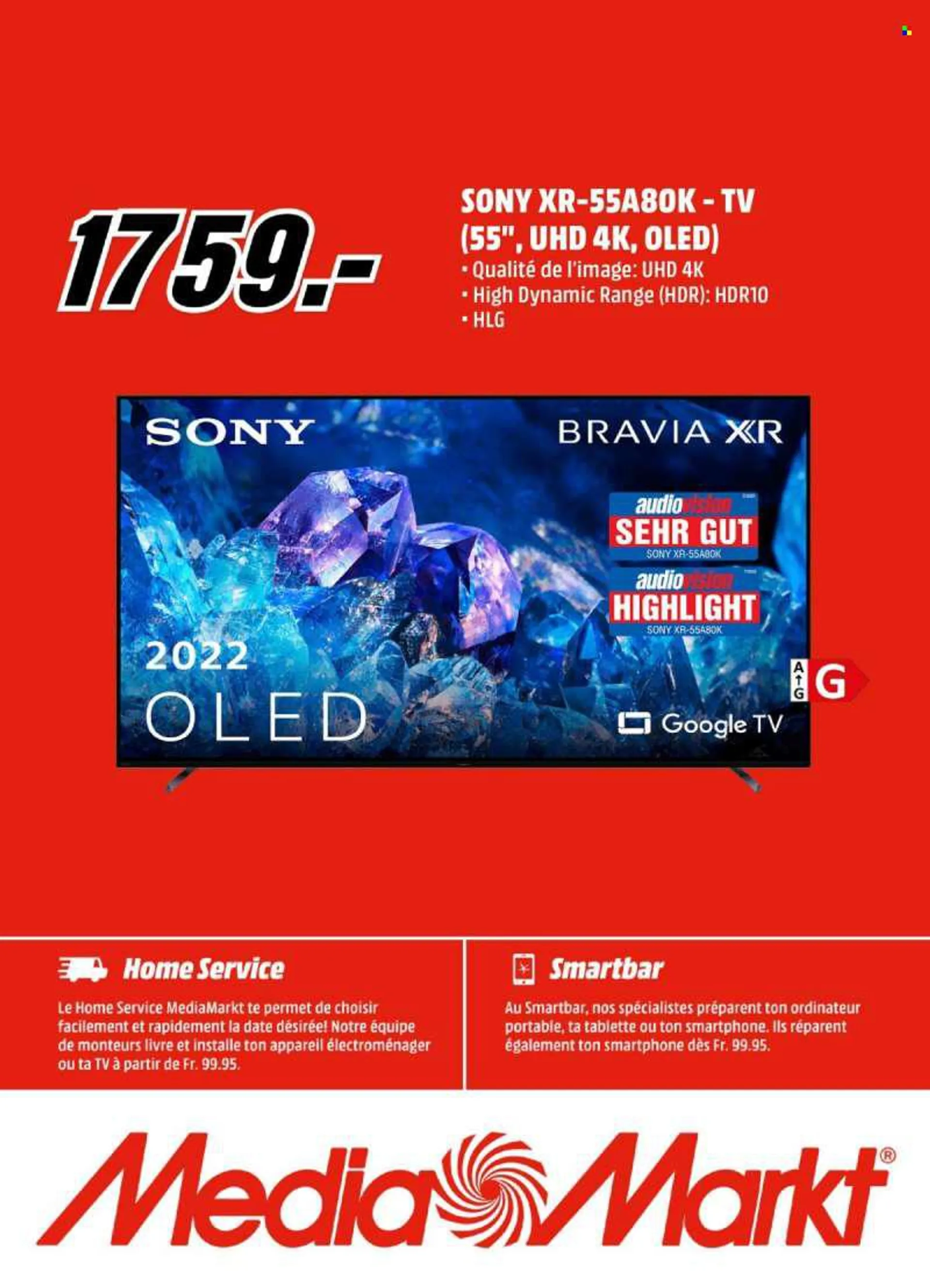 Prospekte MediaMarkt - 8.8.2022 - 14.8.2022 - Produkte in Aktion - Smartphone, Sony. Seite 16.