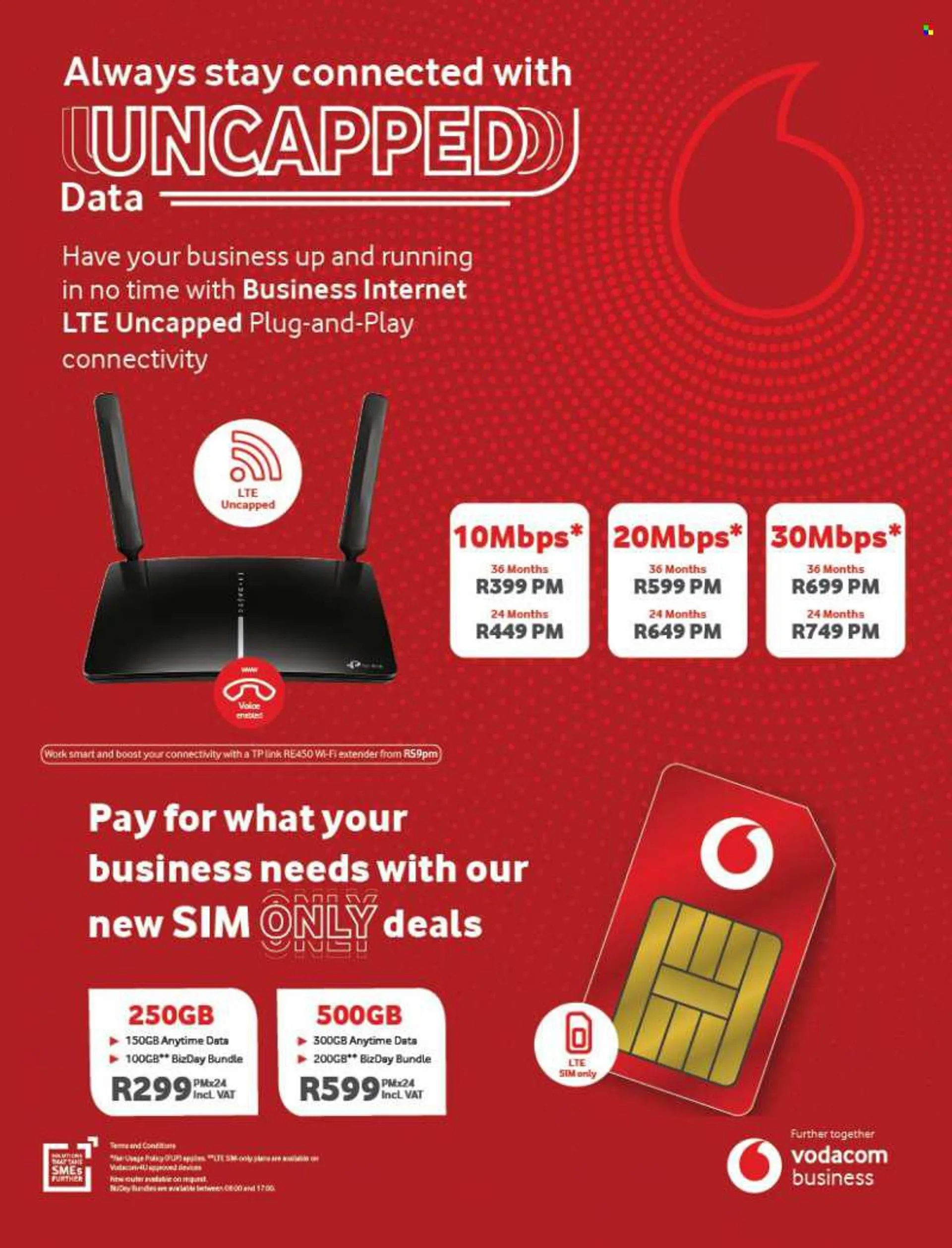 Vodacom catalogue  - 07/06/2022 - 06/07/2022 - Sales products - router. Page 31.