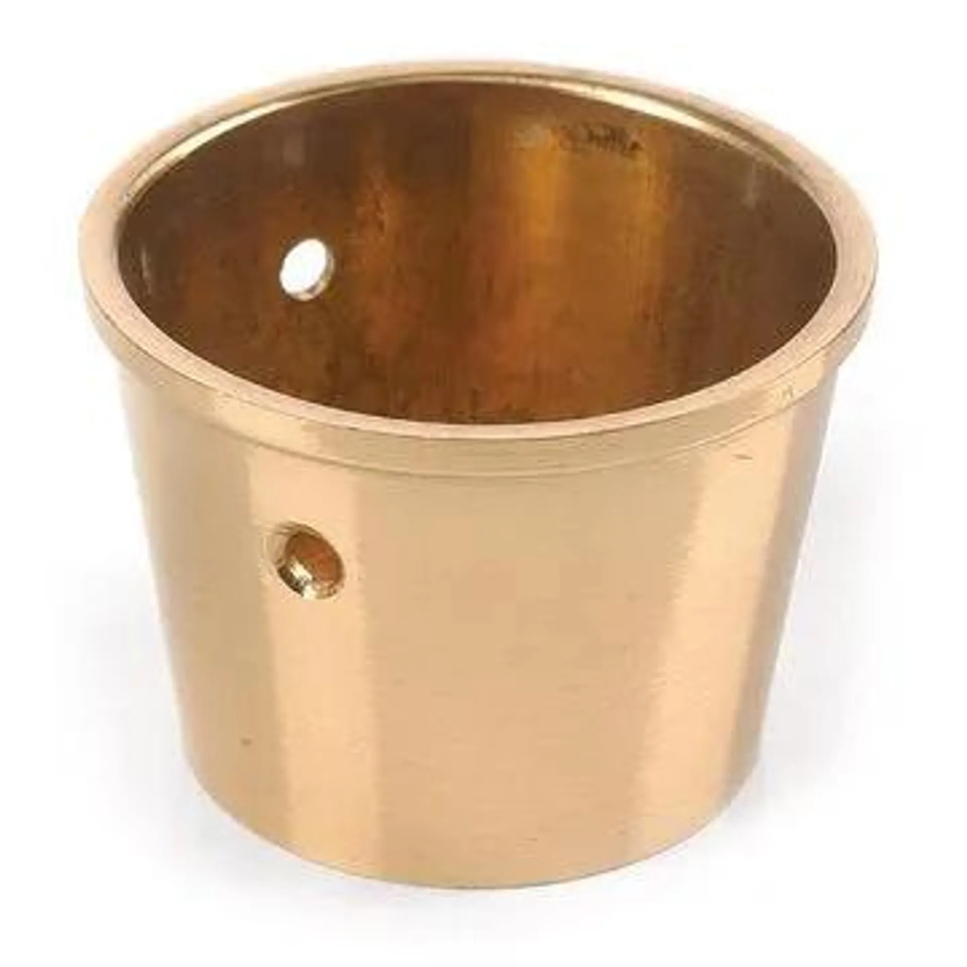Restorers Solid Brass Round Caster Cup