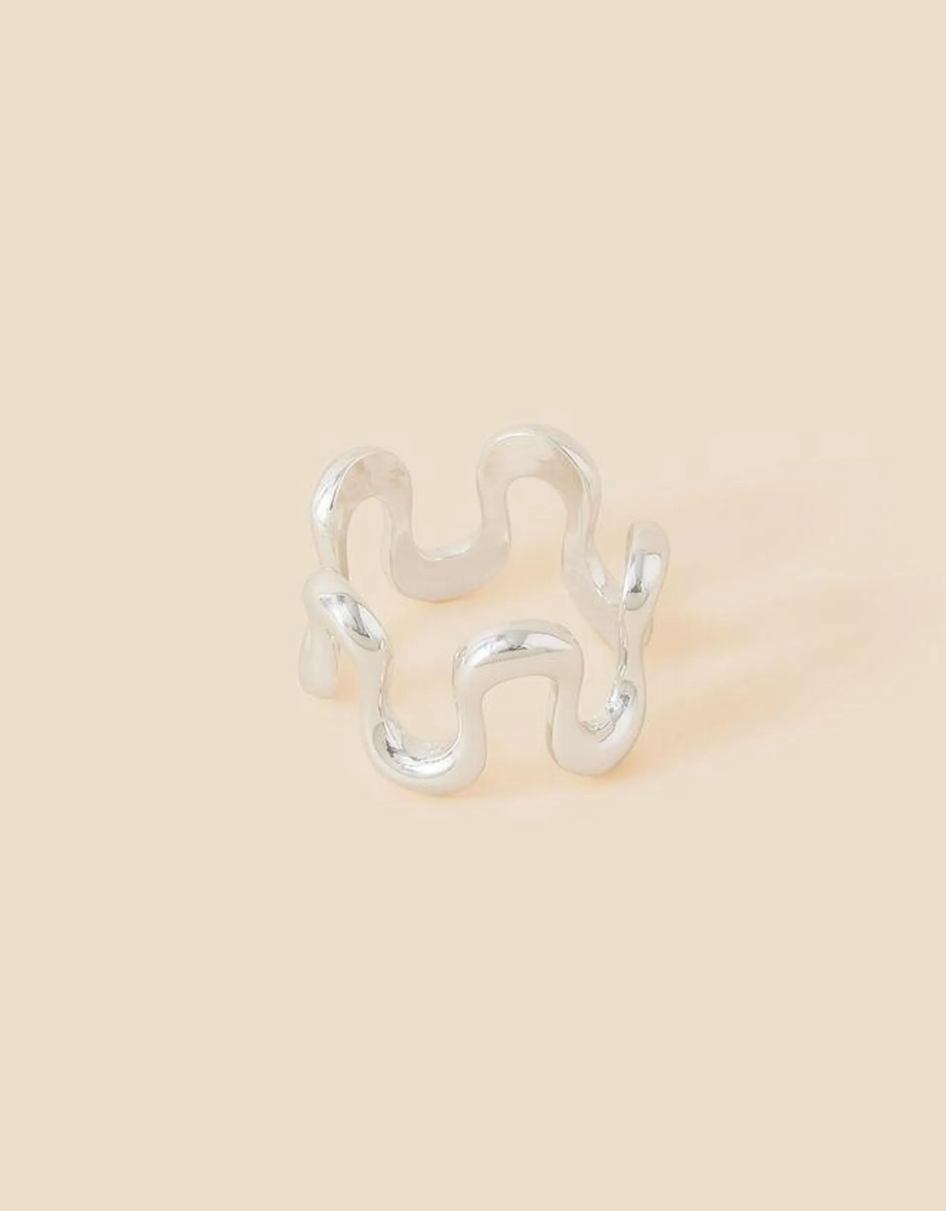 Sterling Silver Bubble Band Ring Silver