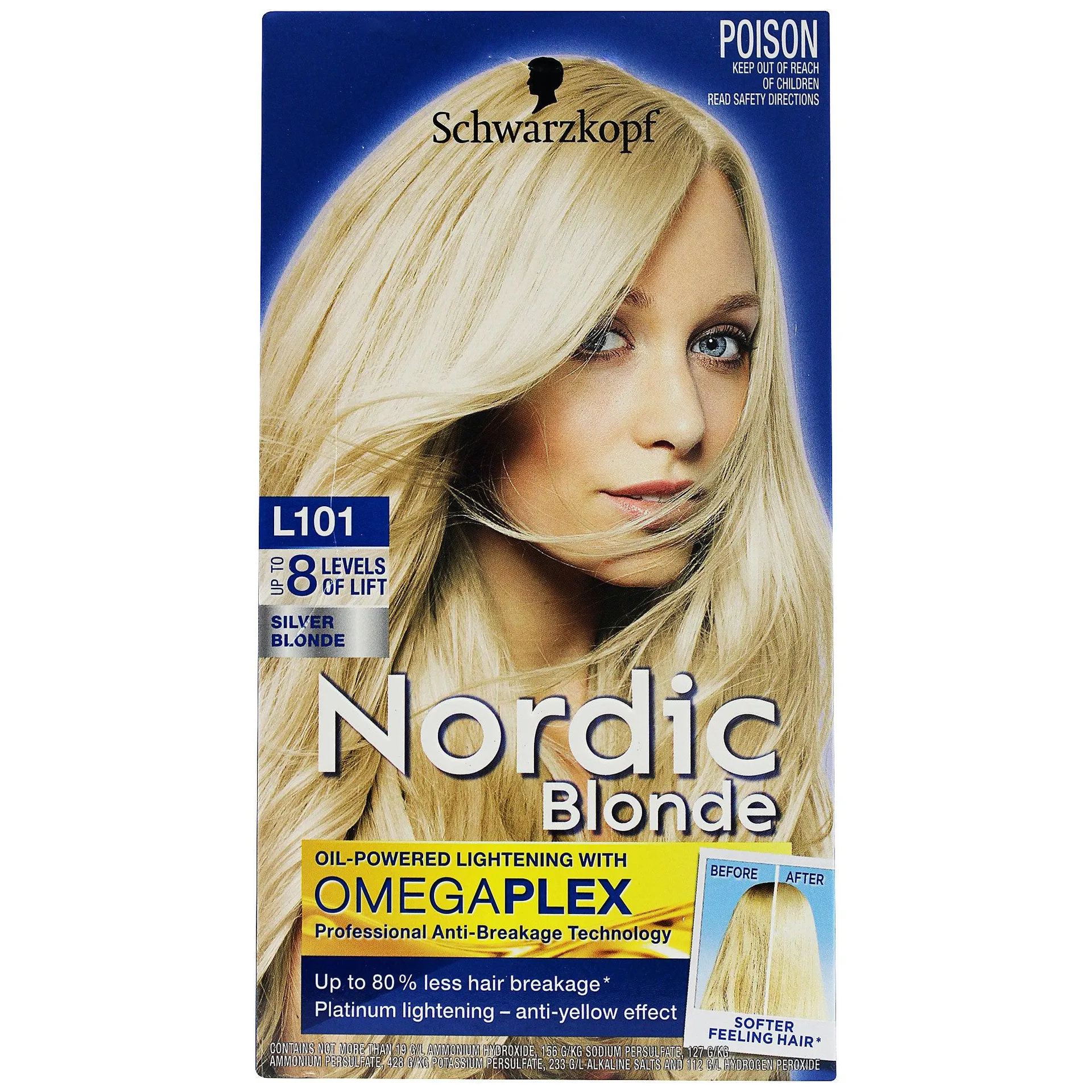 Nordic Blonde L101 Silver Blonde 115mL Hair Colour