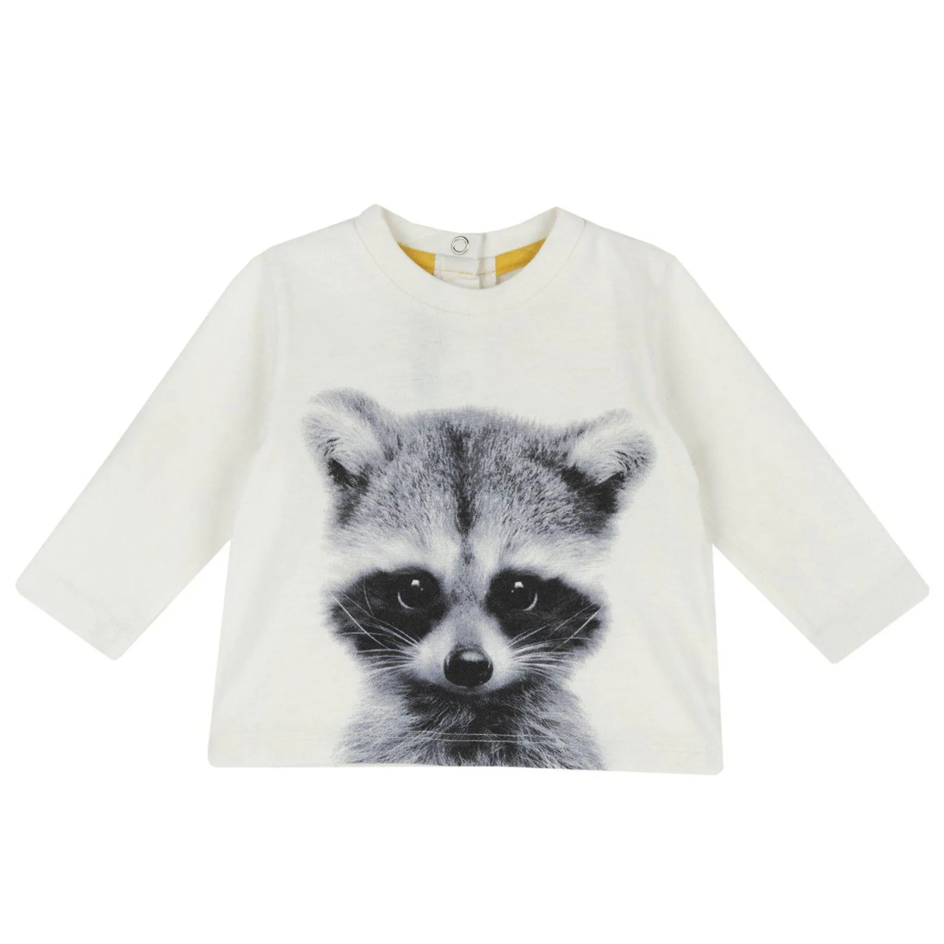 T-shirt di jersey con orsetto lavatore - Cotone sostenibile