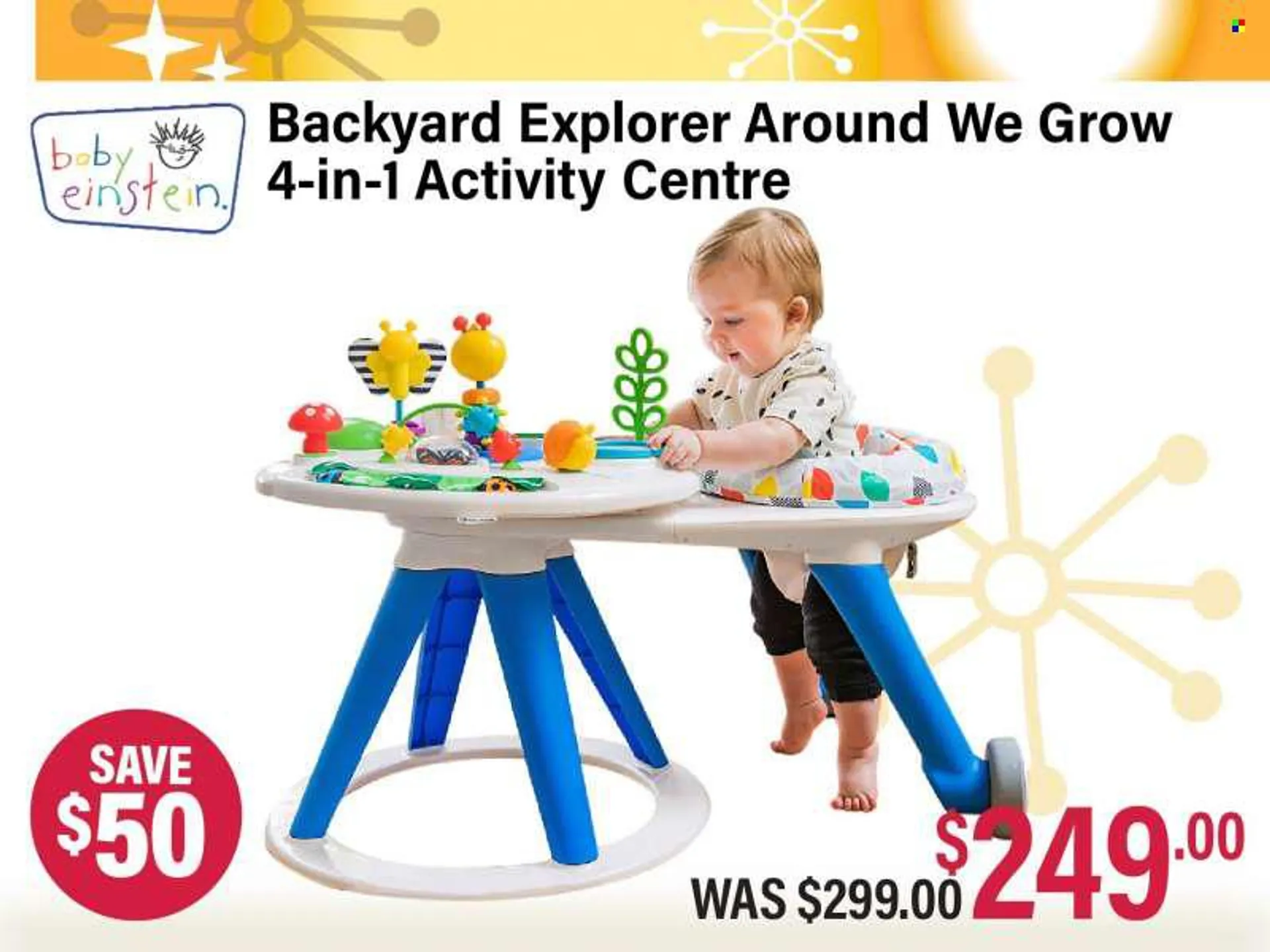 The Baby Factory mailer - Sales products - Baby Einstein. Page 2.