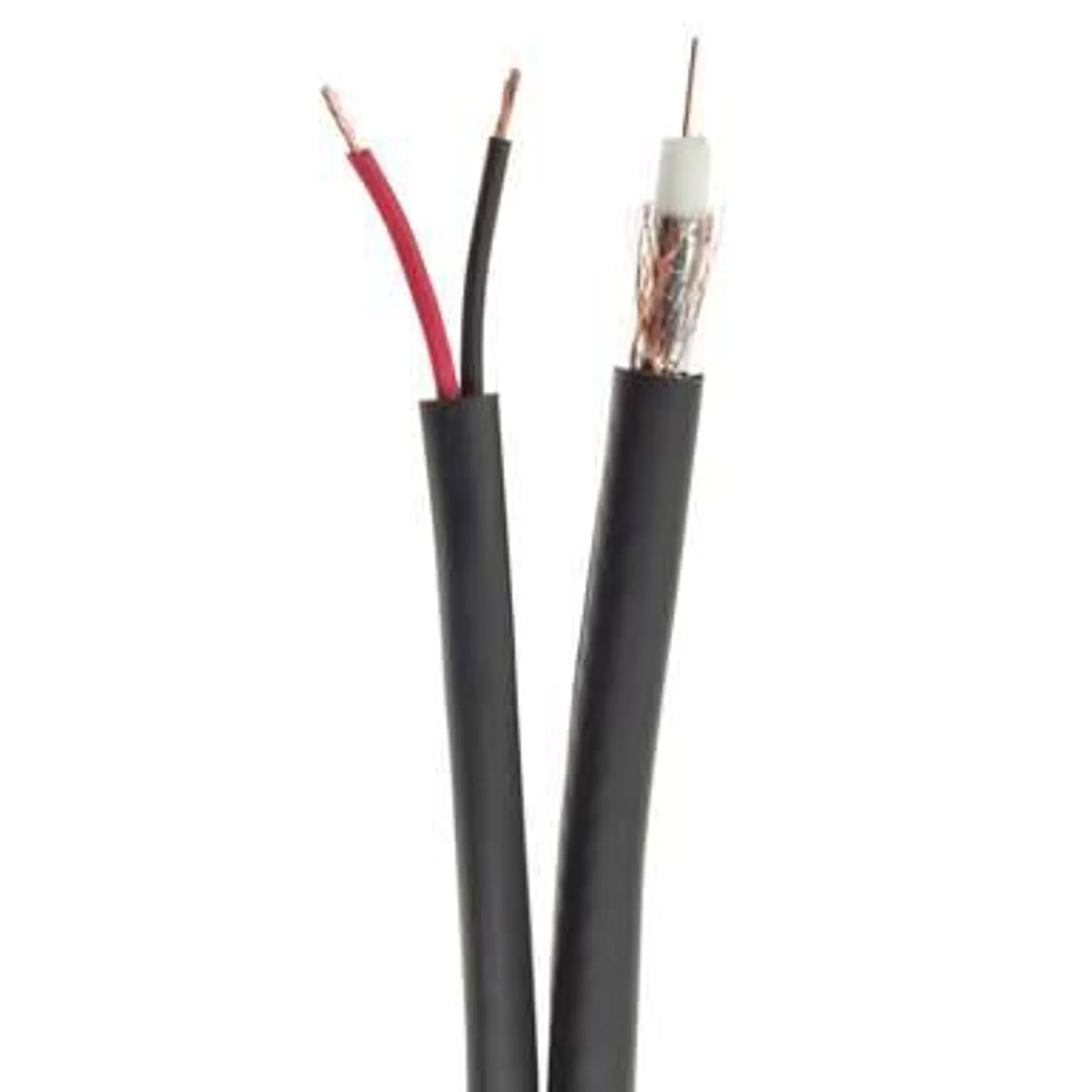 Philex RG59 CCTV Coaxial and 2 Core Power Cable (100m Drum)