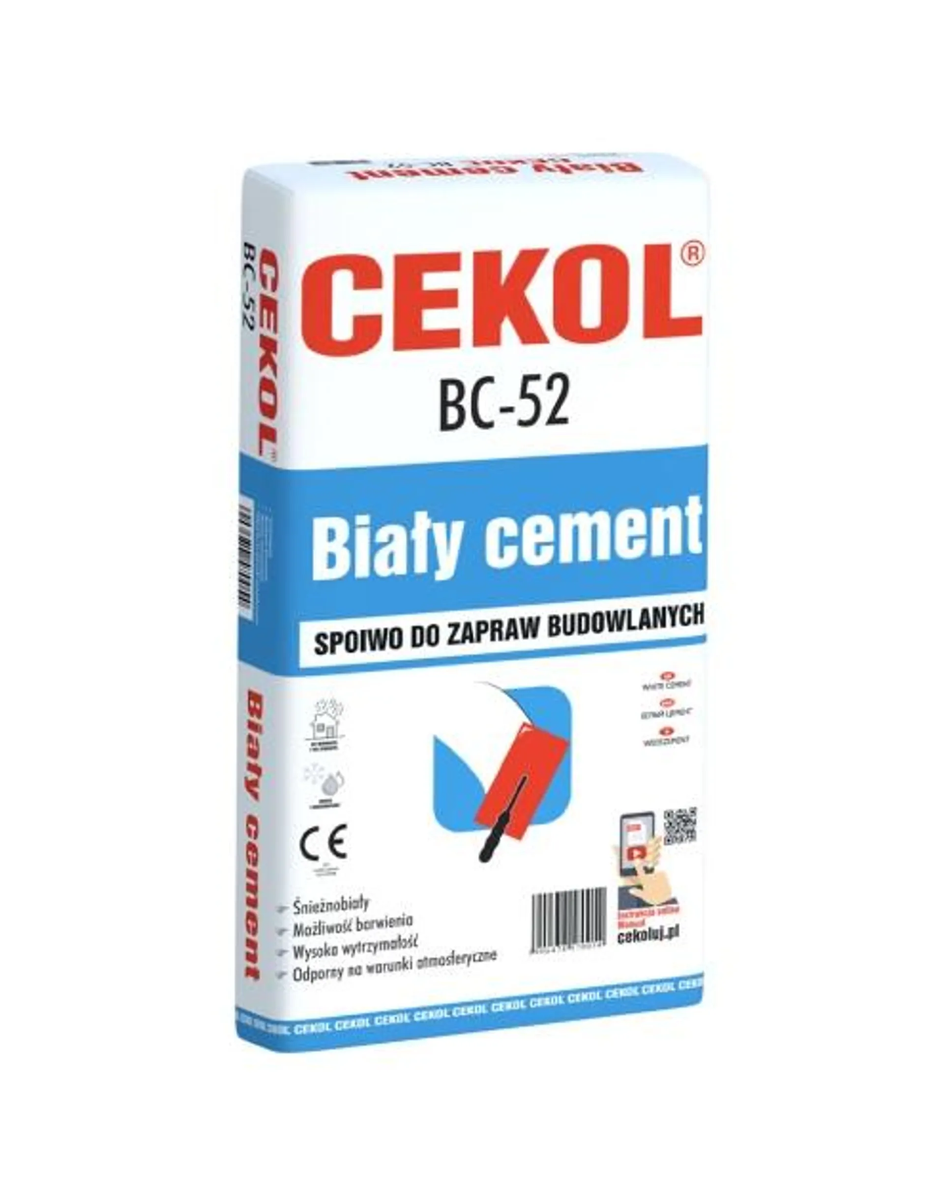 Cement biały 5 kg CEKOL