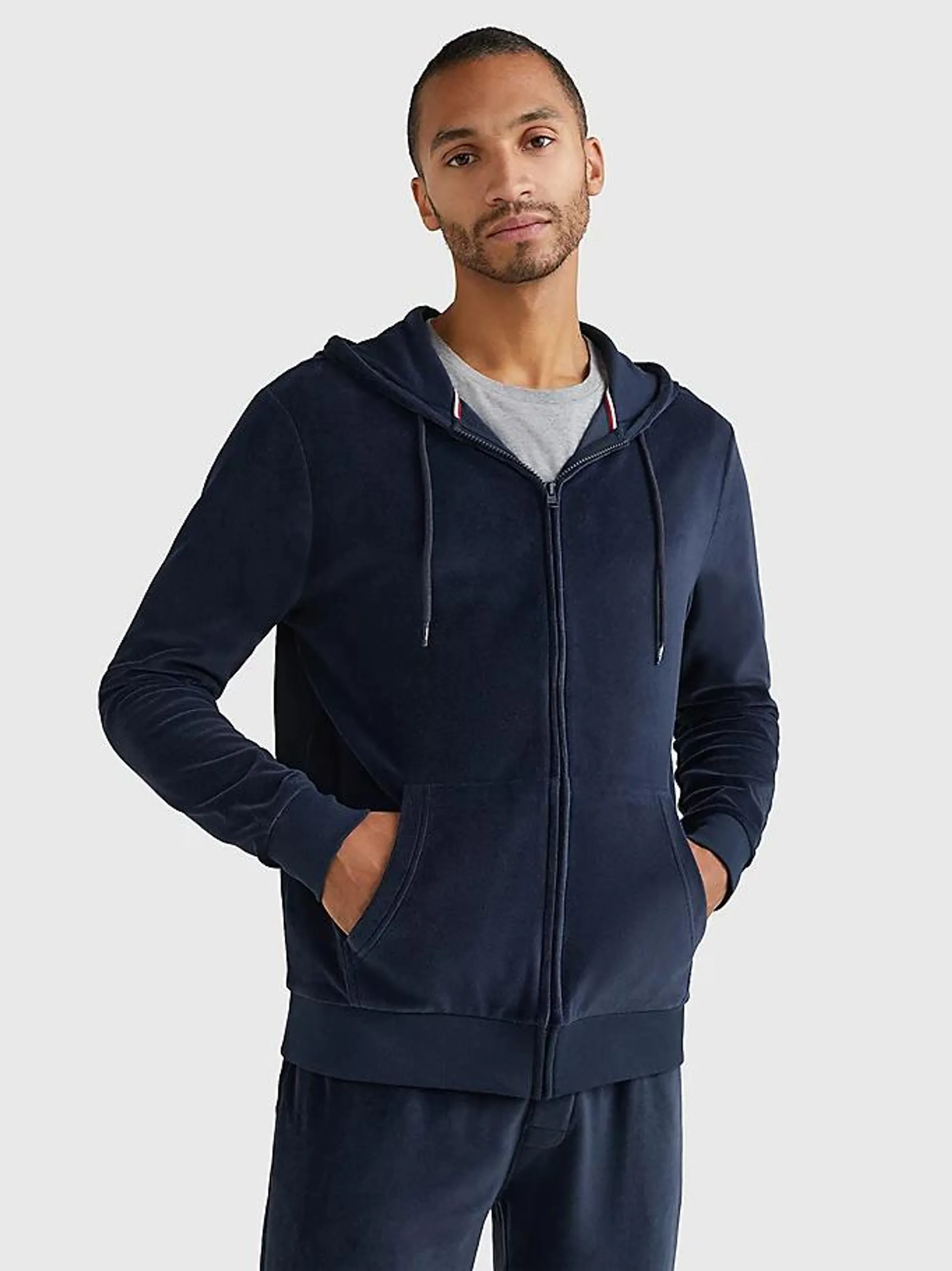 Icons Relaxed Fit Velour Lounge Hoody