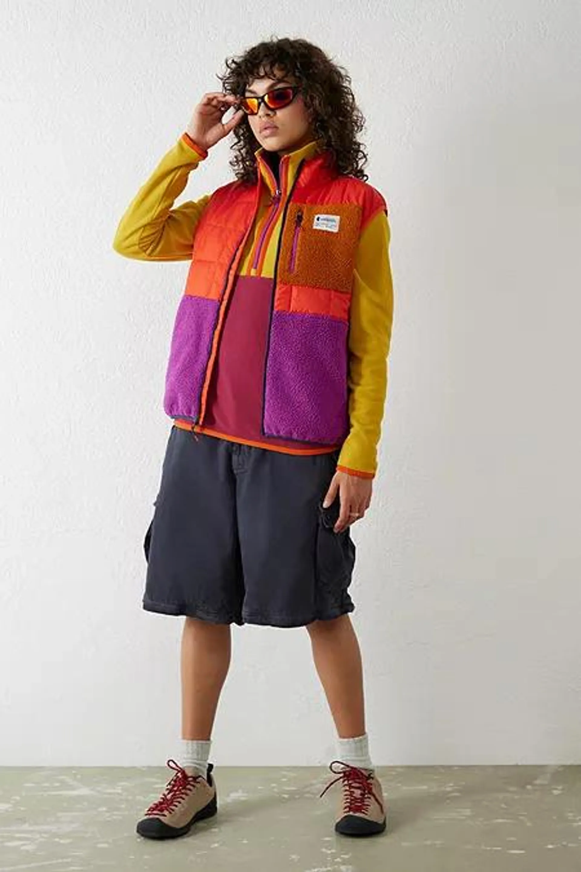 Cotopaxi Red & Purple Trico Hybrid Gilet