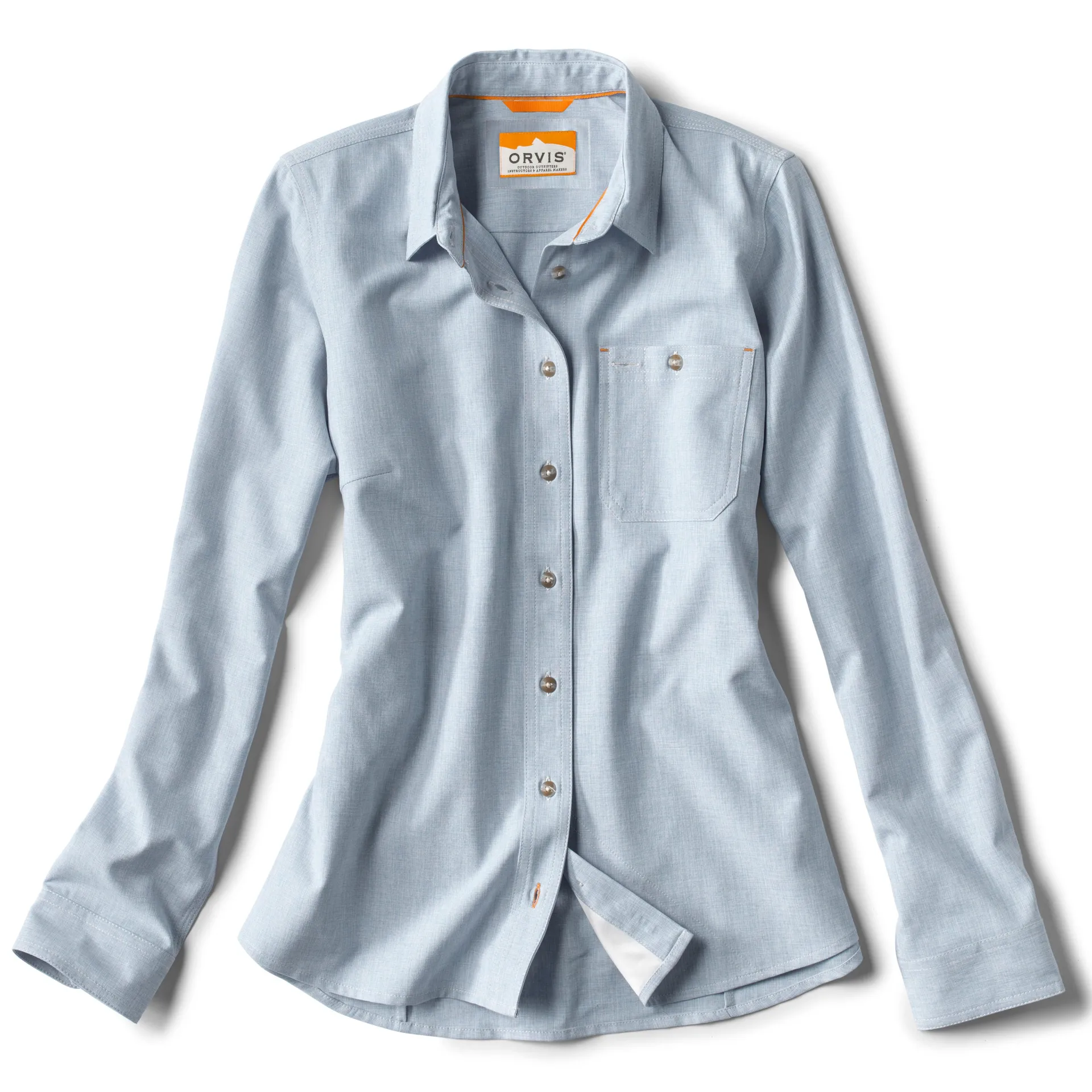 Women's Long-Sleeved Tech Chambray Work Shirt