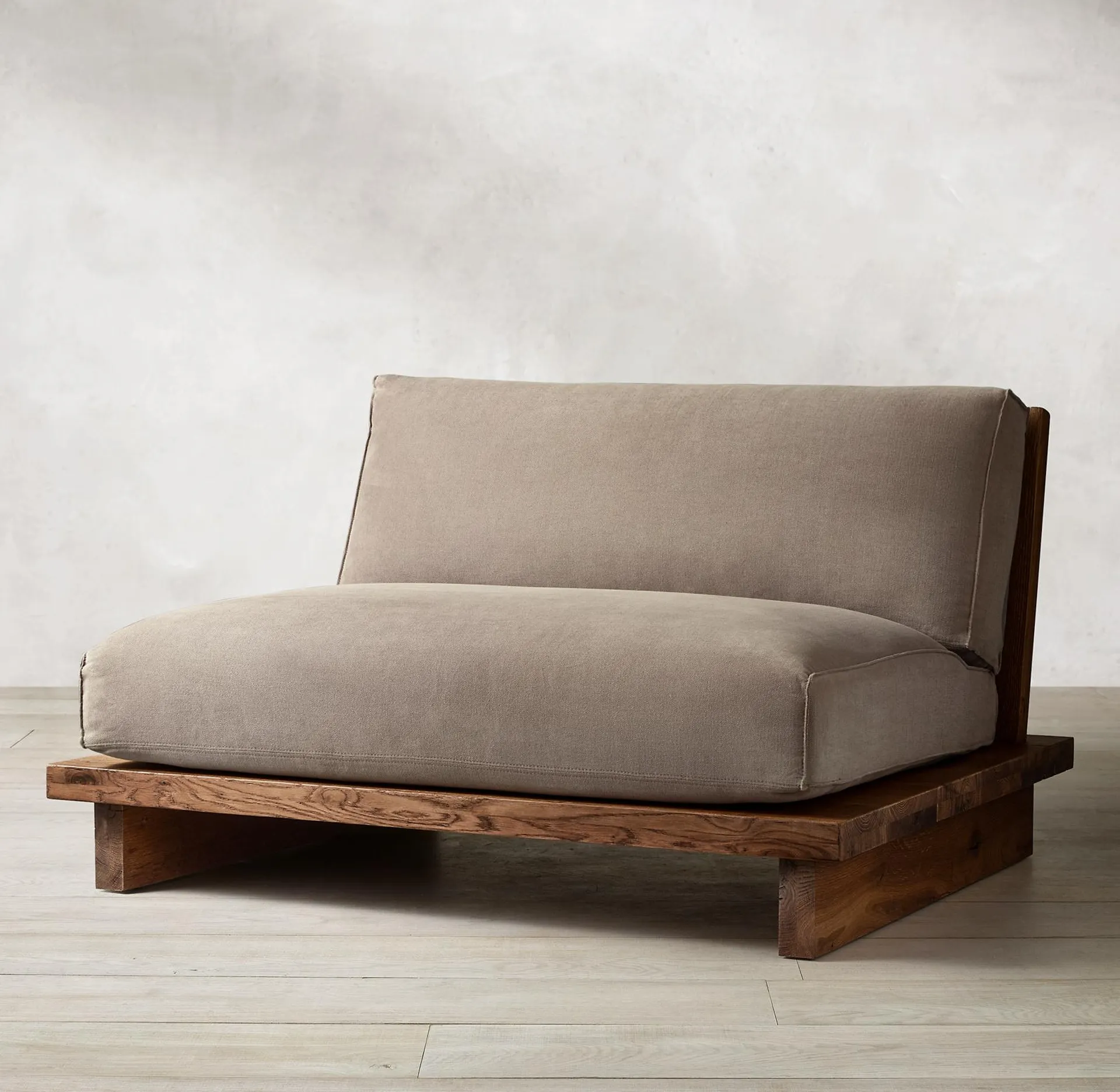 Oak Brûlé Sled Chair Cushions