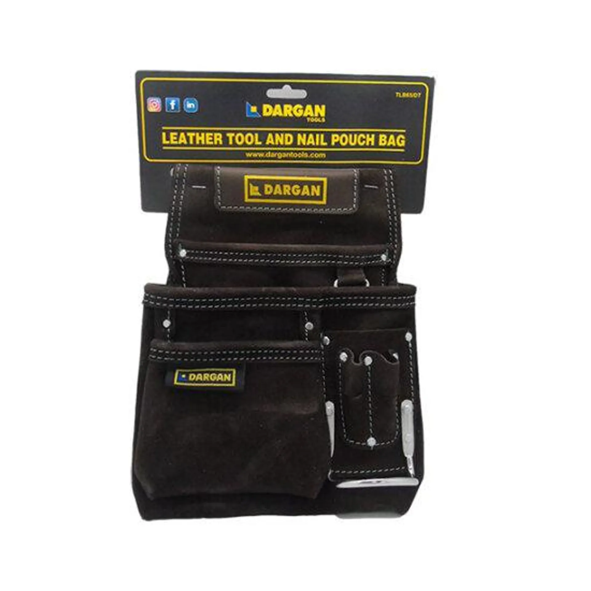 Dargan Professional Leather Tool and Nail Pouch