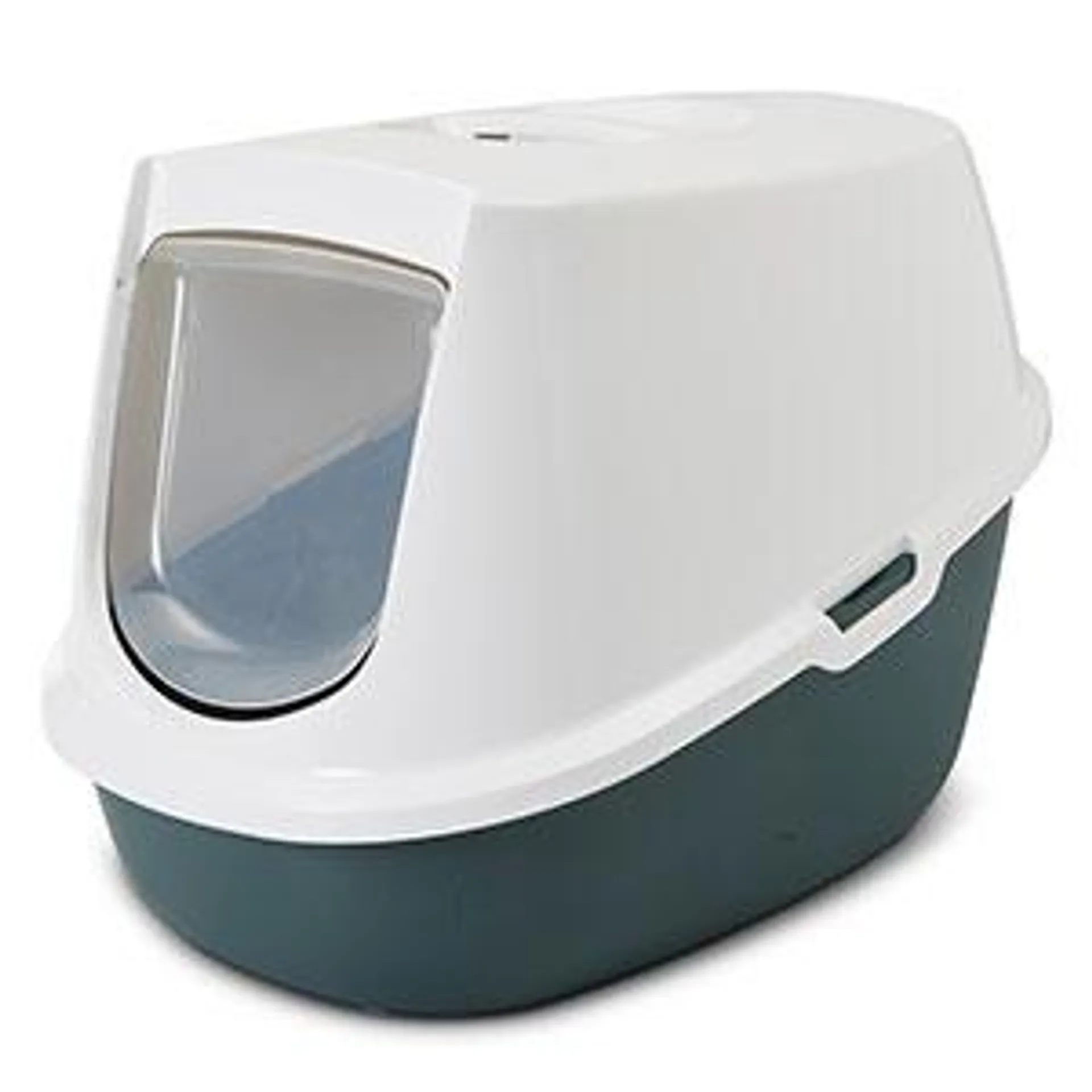 Pets at Home Basic Hooded Cat Litter Tray Green Large/X Large