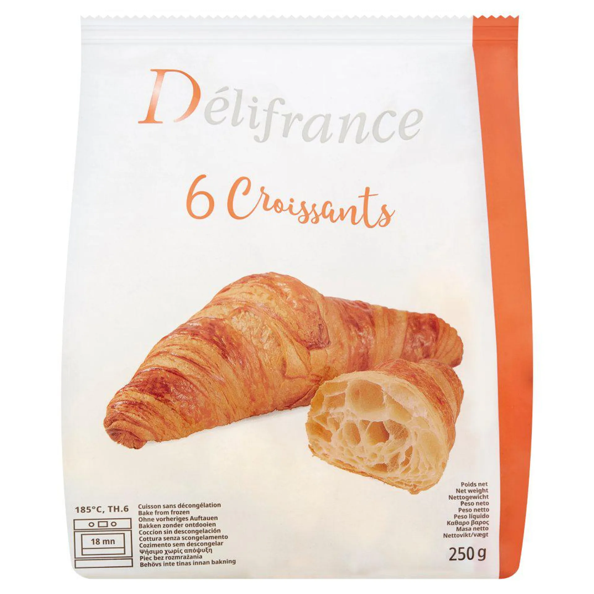 Délifrance Croissants 6 Stuks 330 g