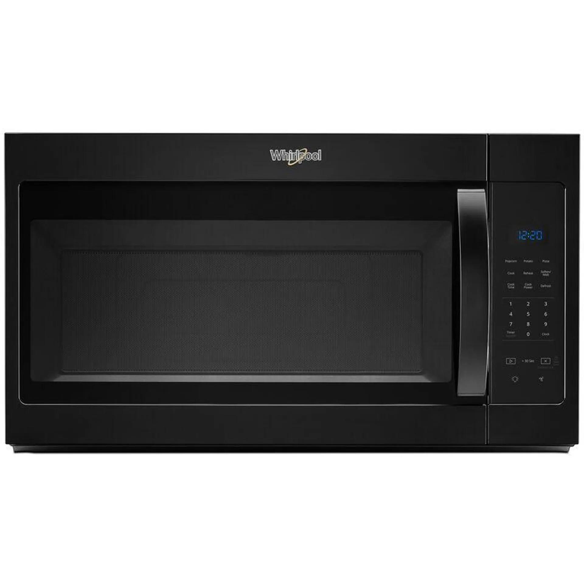 Whirlpool 30" 1.7 Cu. Ft. Over-the-Range Microwave with 10 Power Levels & 300 CFM - Black