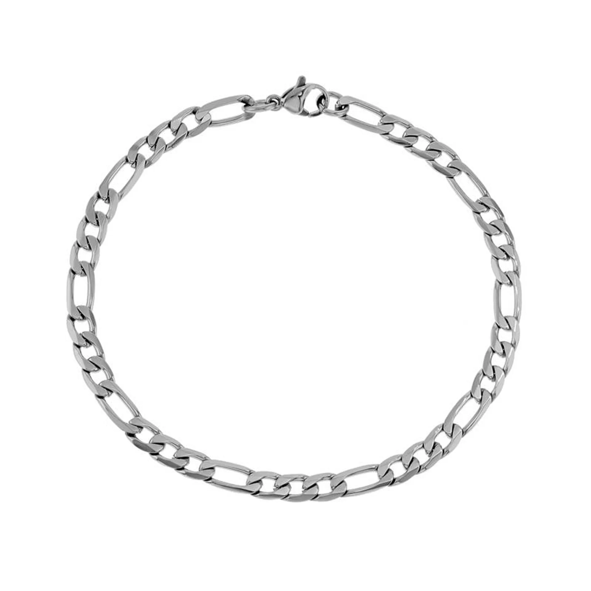 Stainless Steel Men’s Figaro Bracelet