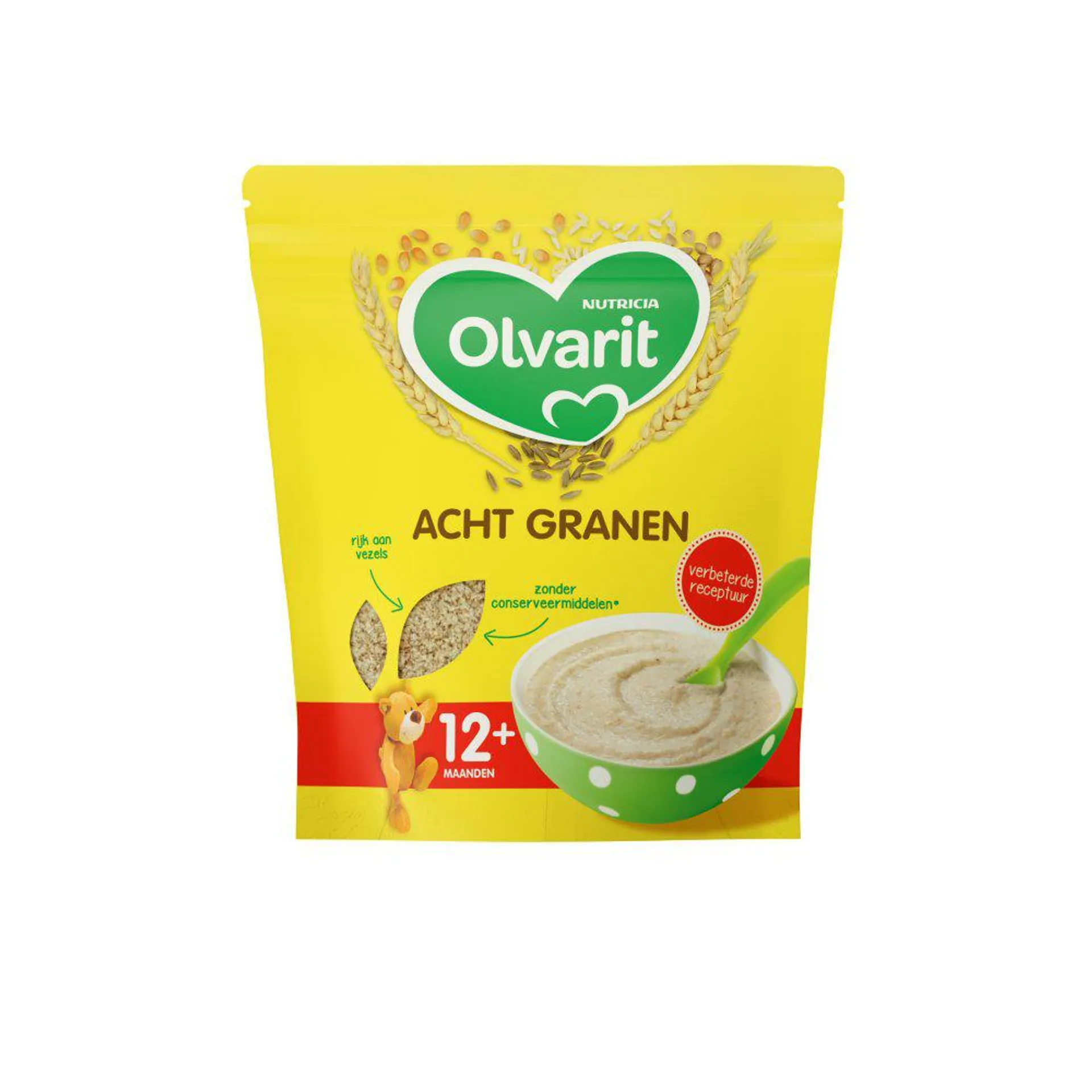 Olvarit Acht Granen 12+ Maanden 200 g