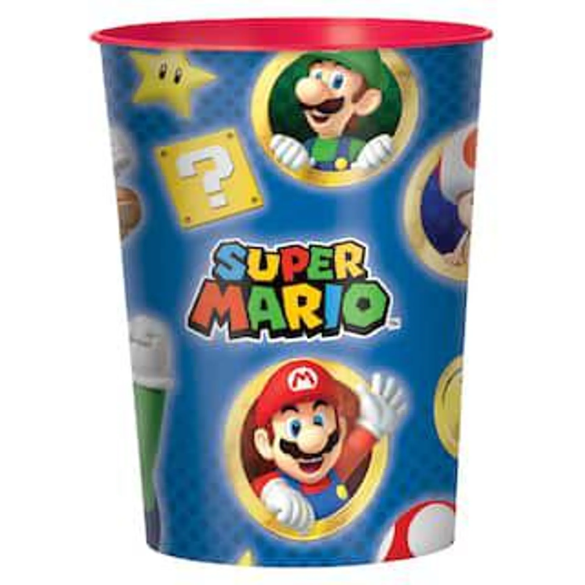 Nintendo Super Mario Brothers Plastic Favour Cup, 16-oz