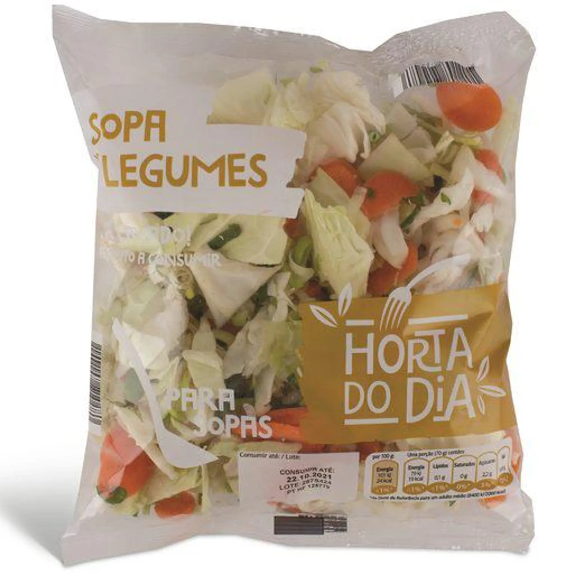 HORTA DO DIA Sopa de Legumes Embalada 350 g