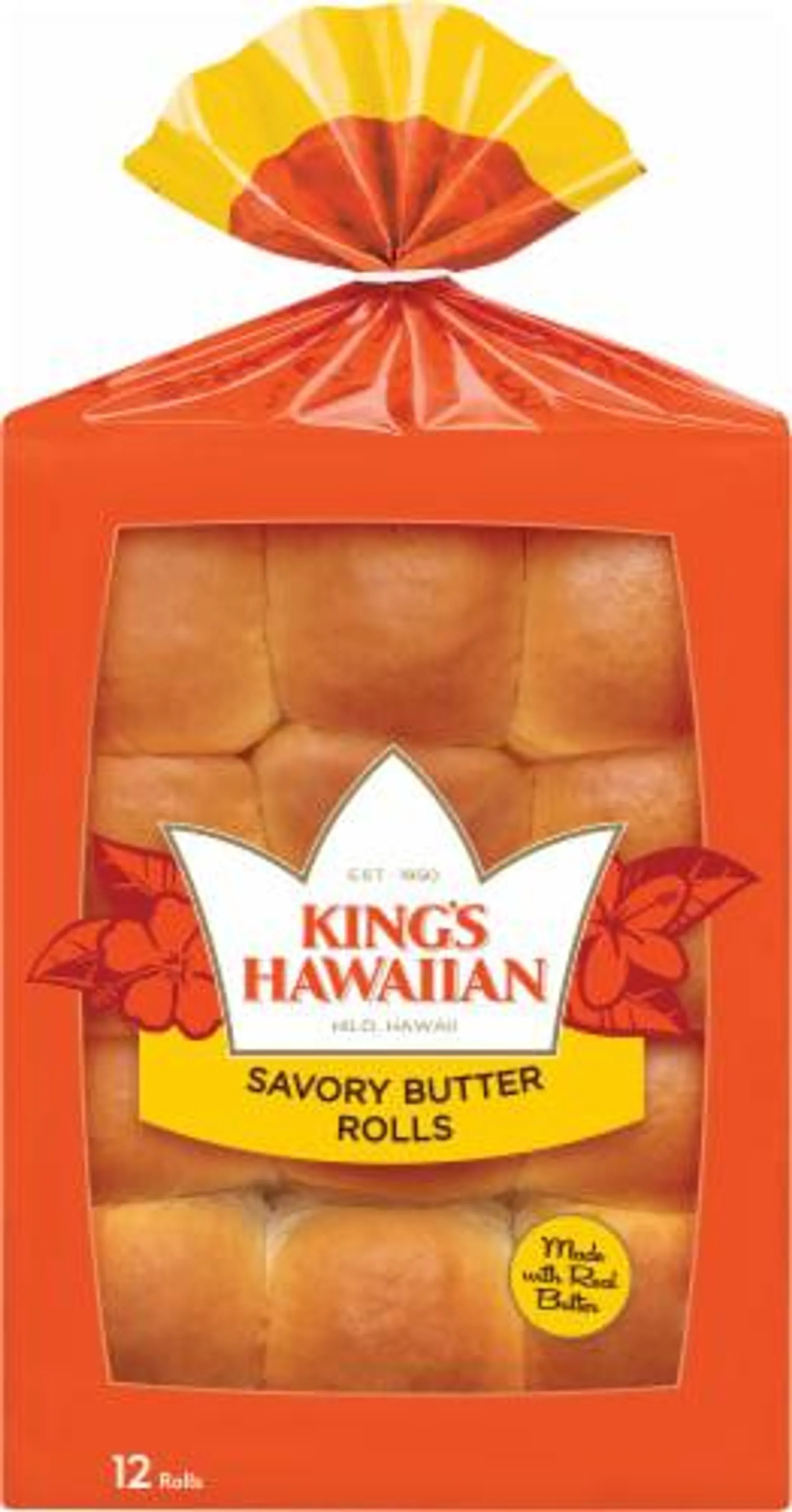 King's Hawaiian Savory Butter Rolls