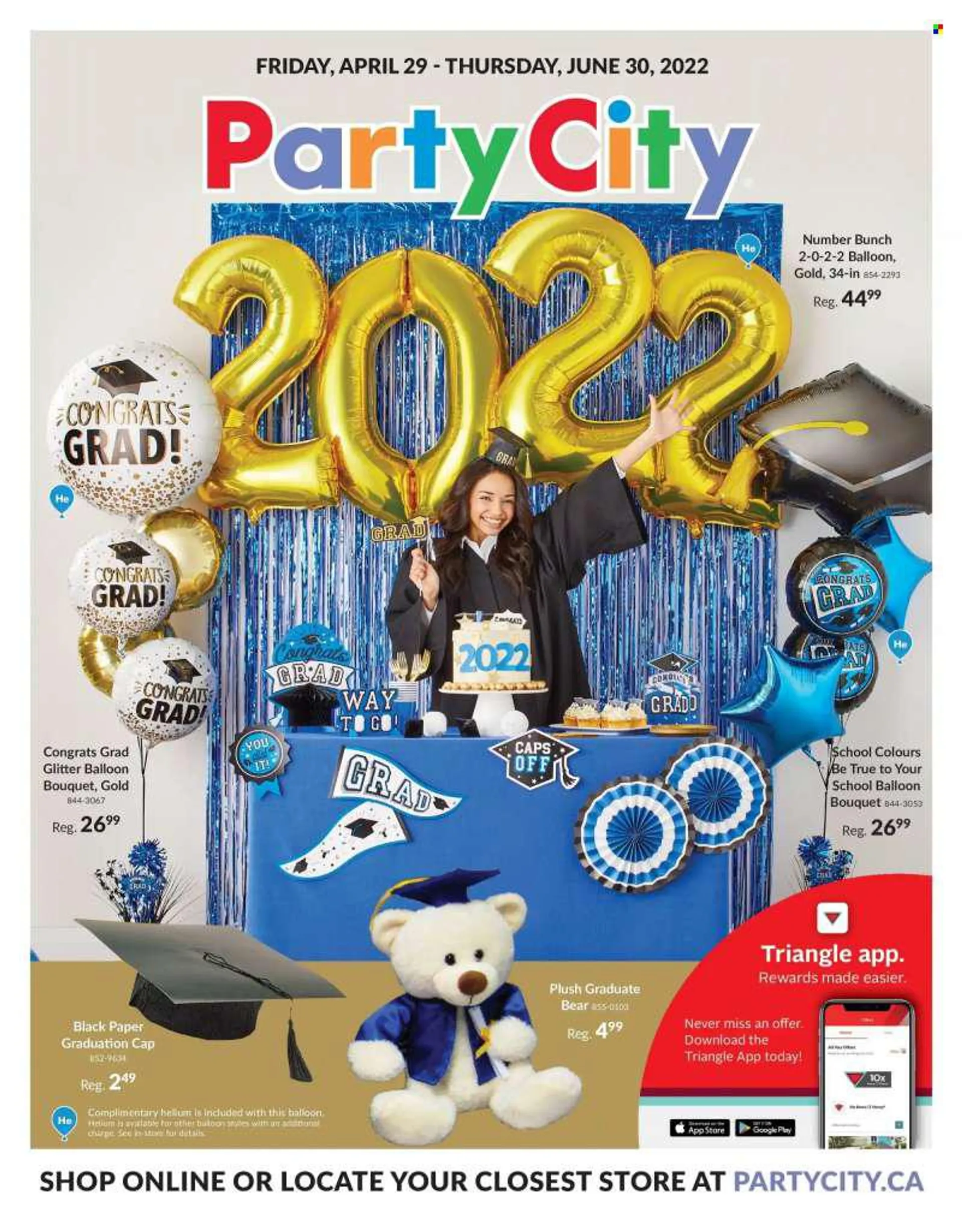 Party City Flyer - April 29, 2022 - June 30, 2022.